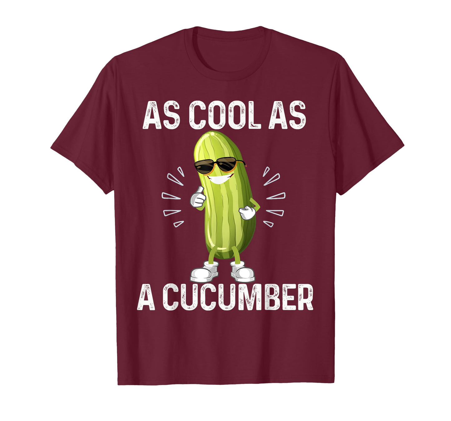 As Cool As a Cucumber Cool LaughingPickle In Sunglusses Tee T-Shirt