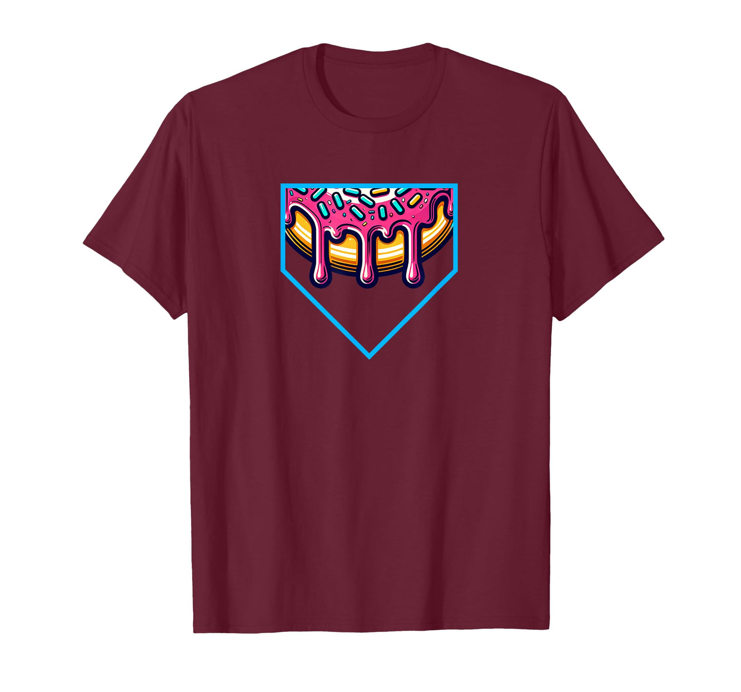 Home Plate Drip - Softball & Baseball T-Shirt