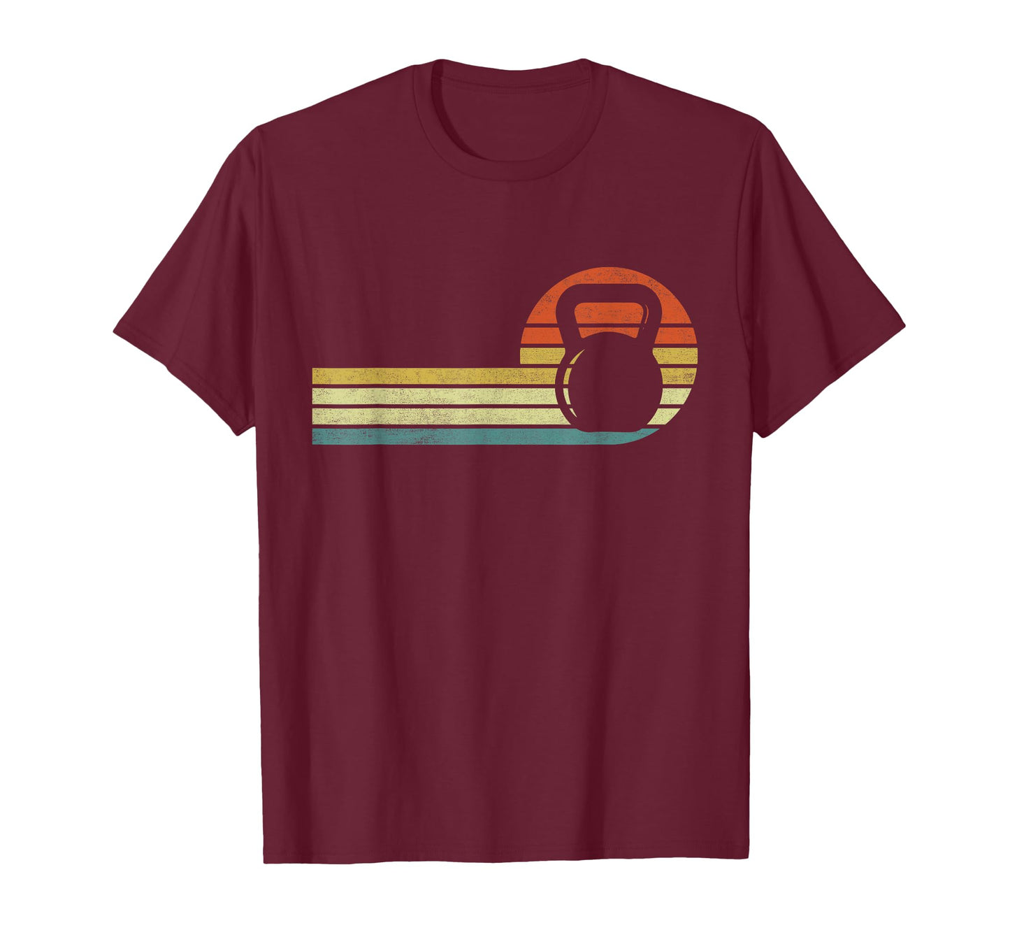 Vintage Kettlebell Workout Strong Gym Fitness T-Shirt