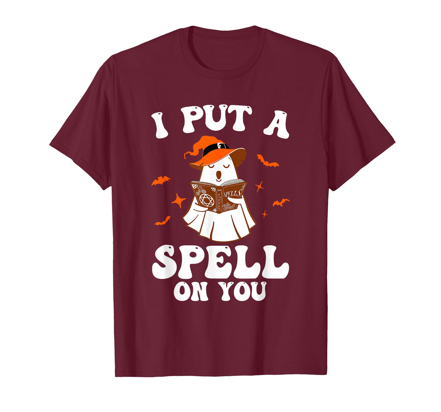 I Put A Spell On You Halloween Ghost T-Shirt