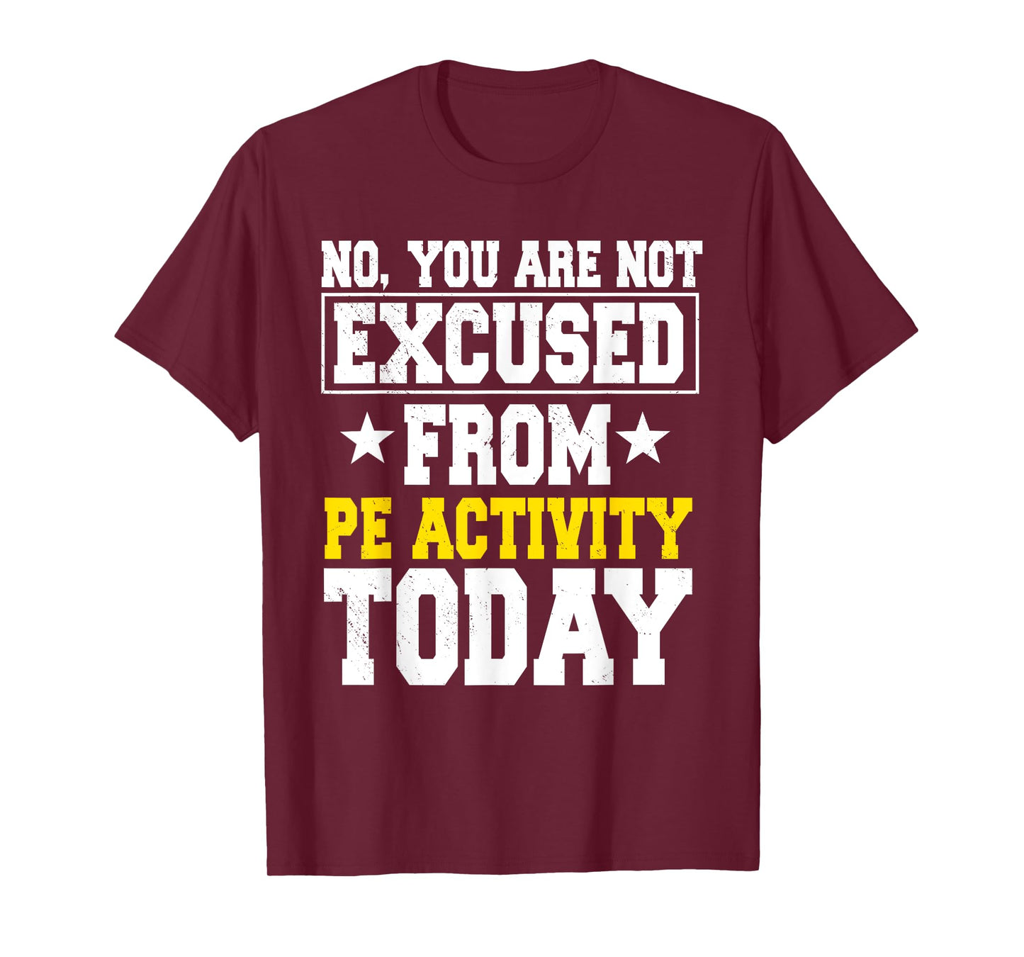 PE Teacher Physical Education Activity Instructor Gym Coach Men Women Girls Kids T-Shirt