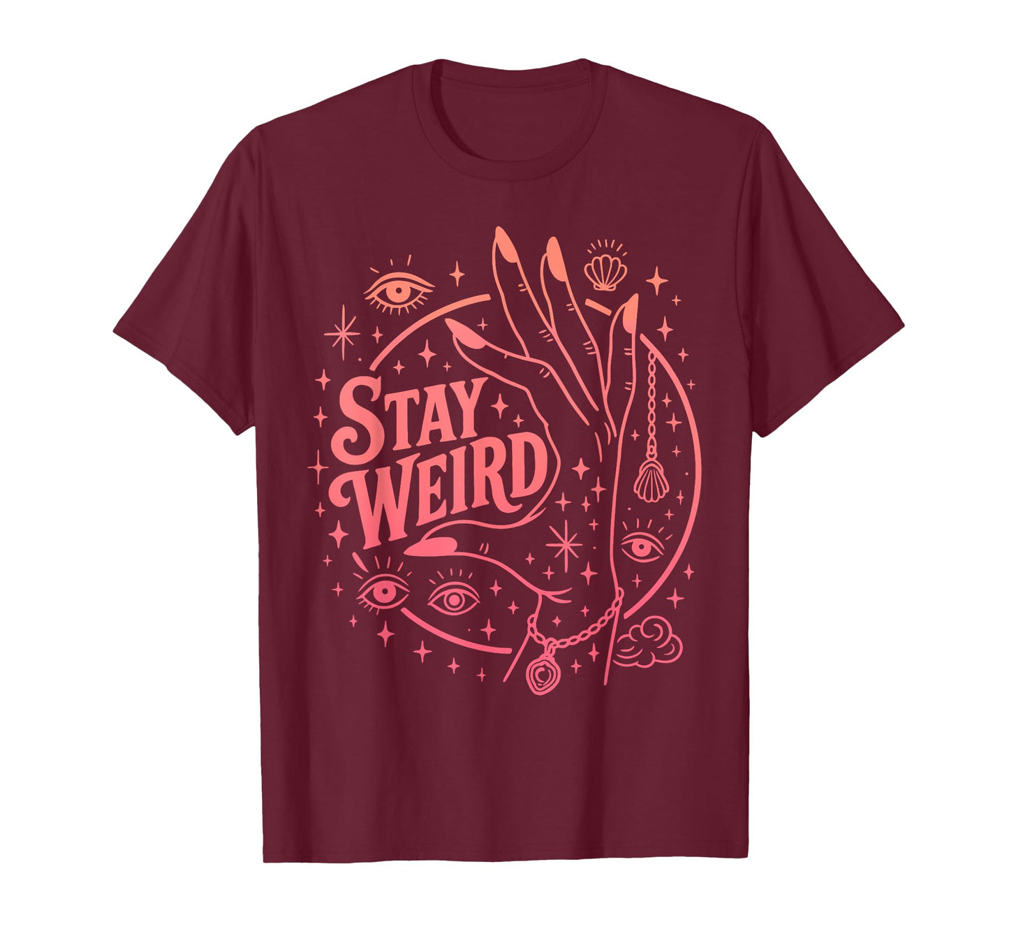 Stay Aesthetic Weird Witchy Gothic Spooky Season Halloween T-Shirt