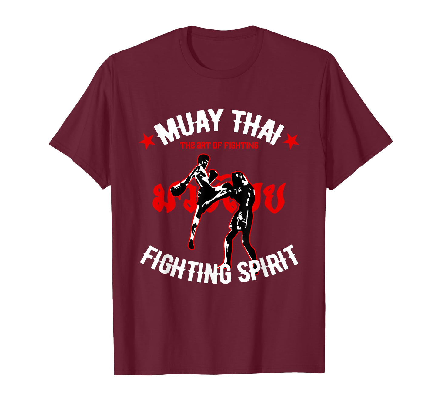 Muay Thai Art of Combat Kickboxing Retro MMA Fitness Studi T-Shirt