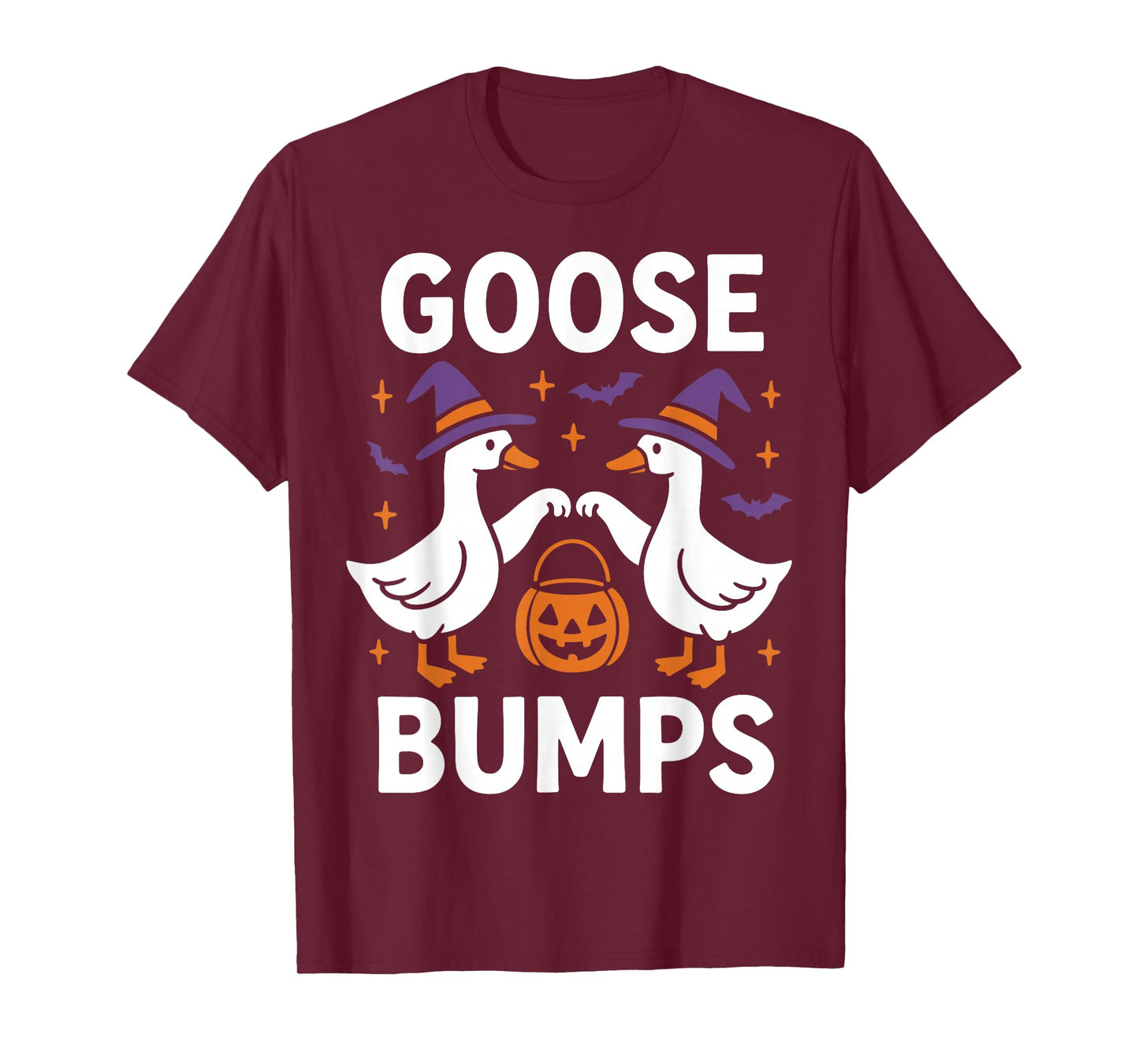 Goose Bumps Goosebumps Halloween Silly Meme Funny Fist Bump T-Shirt