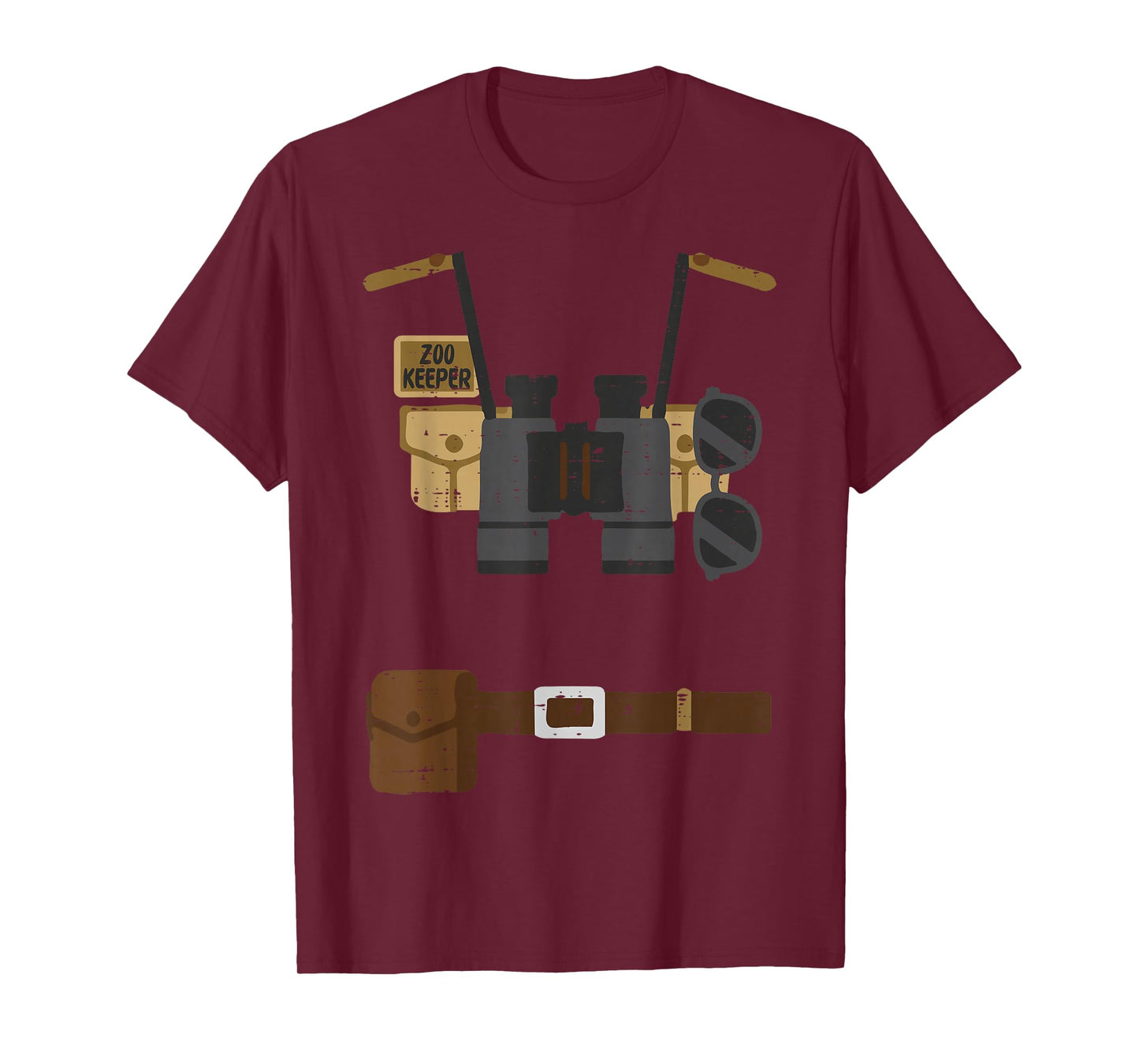 Halloween Zookeeper Costume Funny Zoo Keeper Men Women Kids T-Shirt