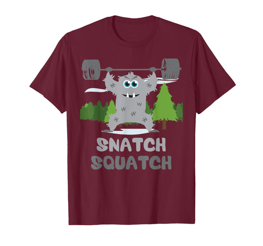 Snatch Squatch - Cartoon - Beast - Gym T-Shirt T-Shirt
