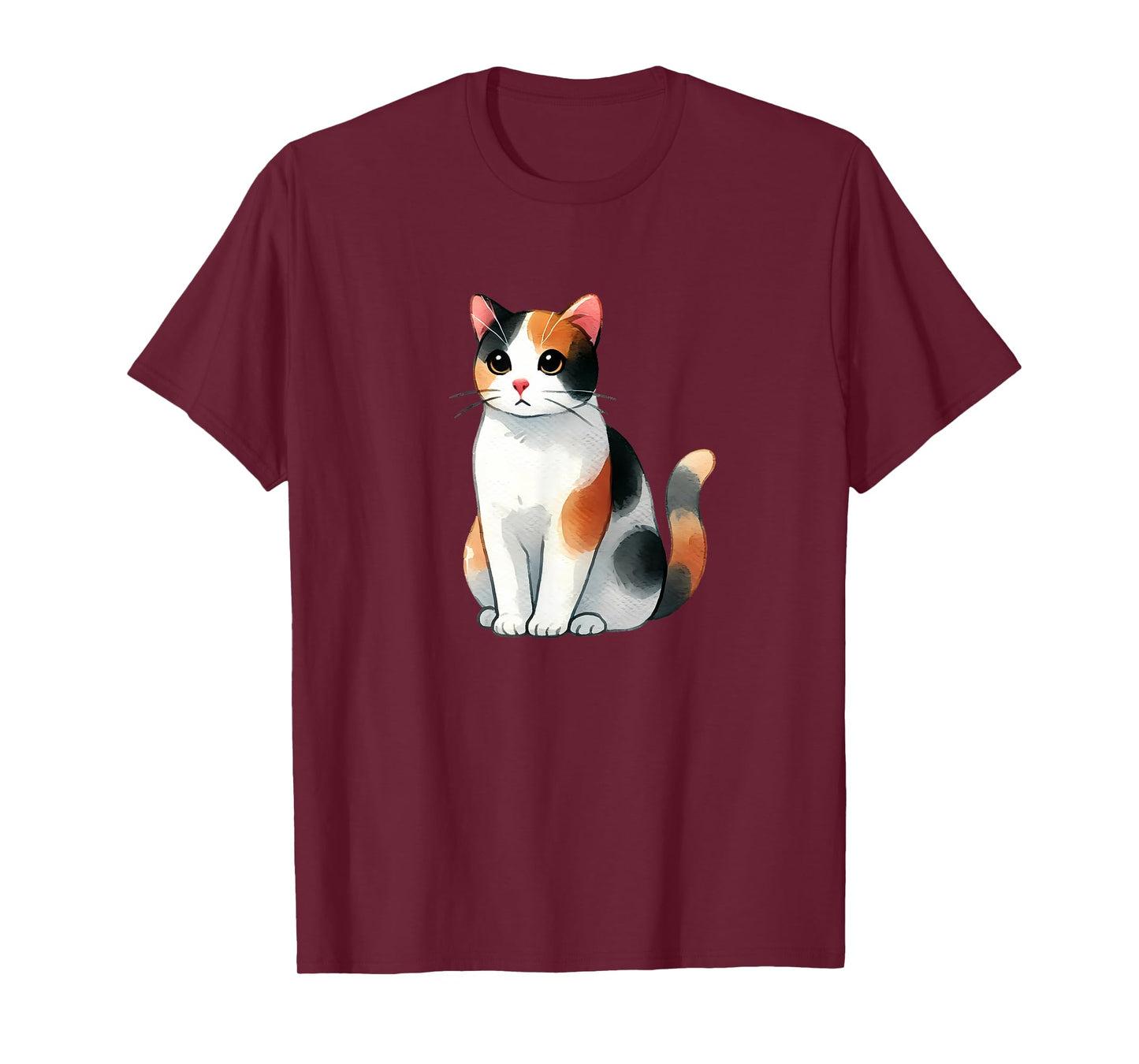 Cute Calico Cat T-Shirt for Men Women Kids