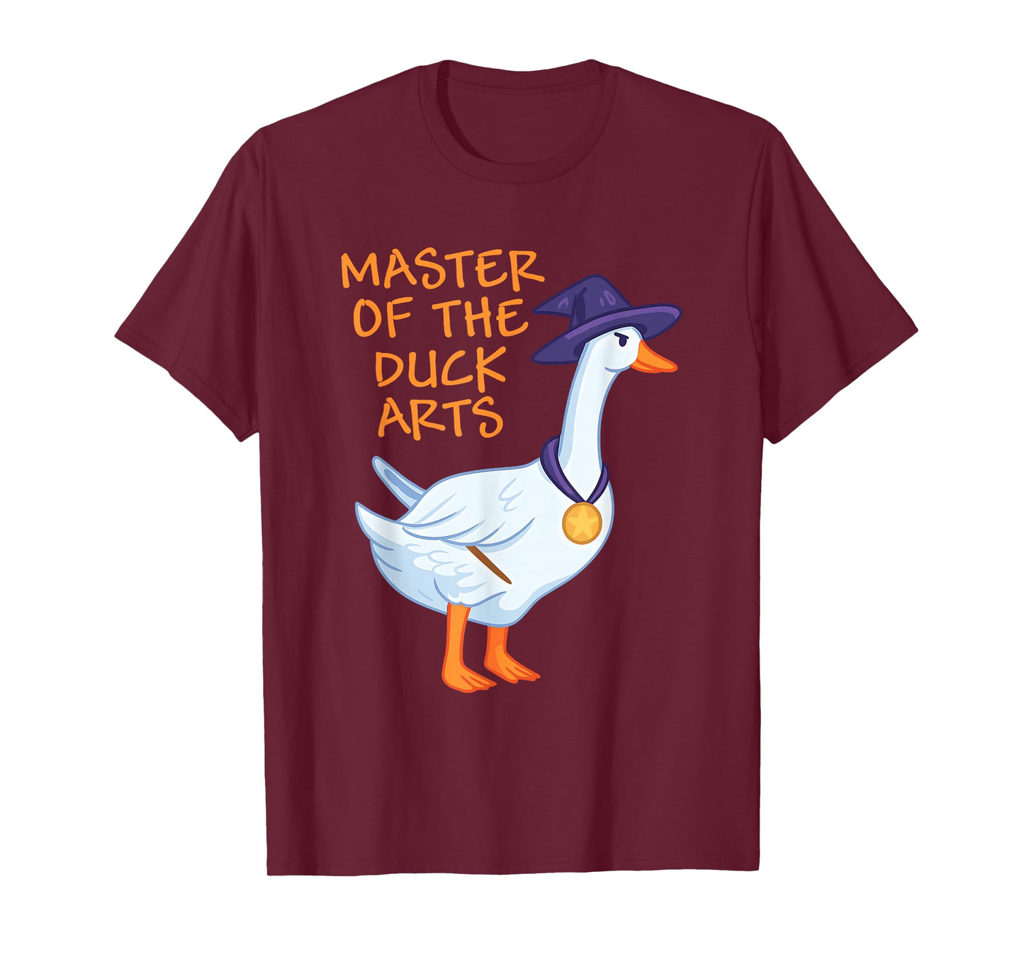 Master of The Duck Arts Silly Goose Witchy Halloween Quote T-Shirt