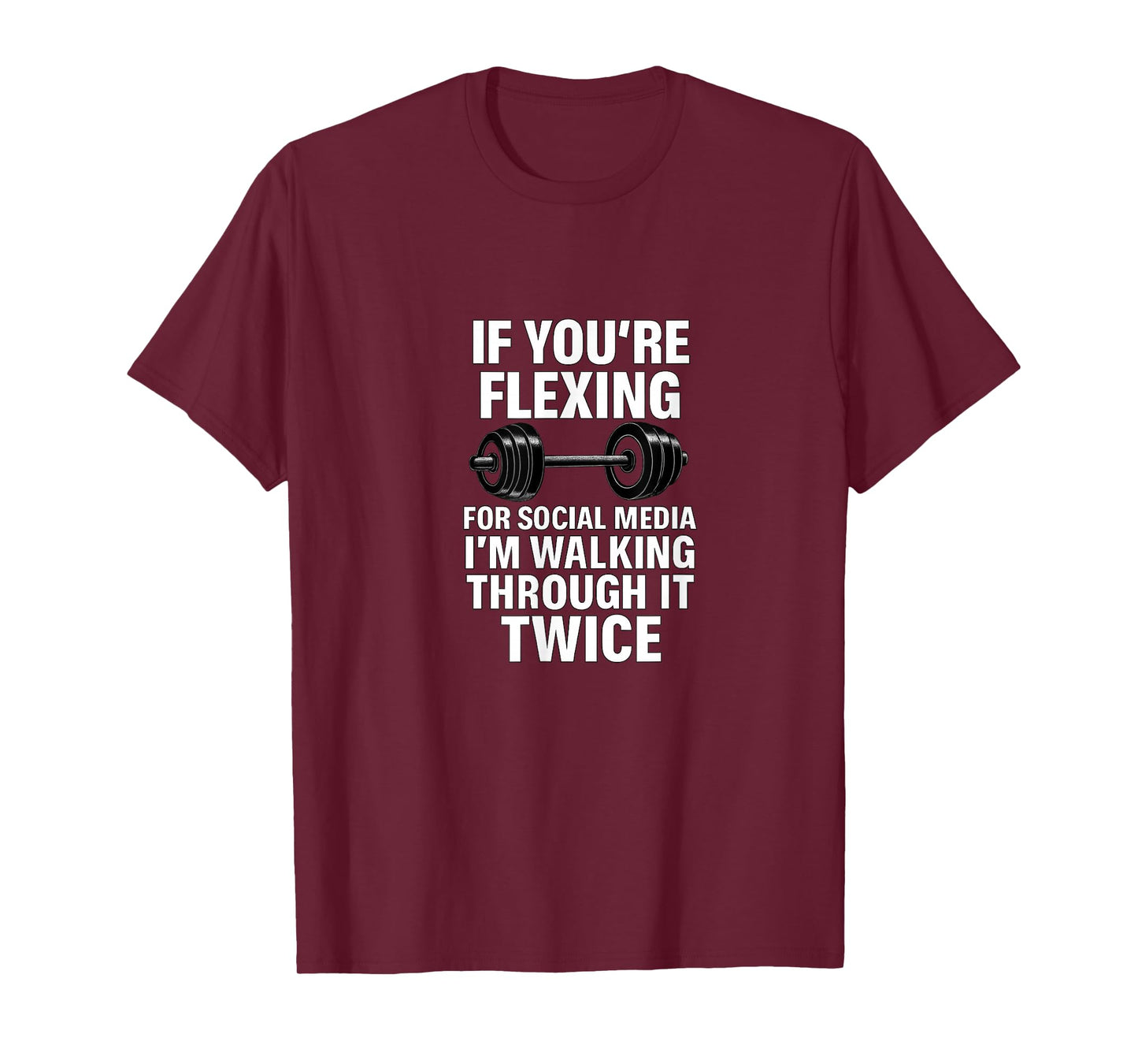 Funny Gym Flexing Workout Bodybuilding T-Shirt
