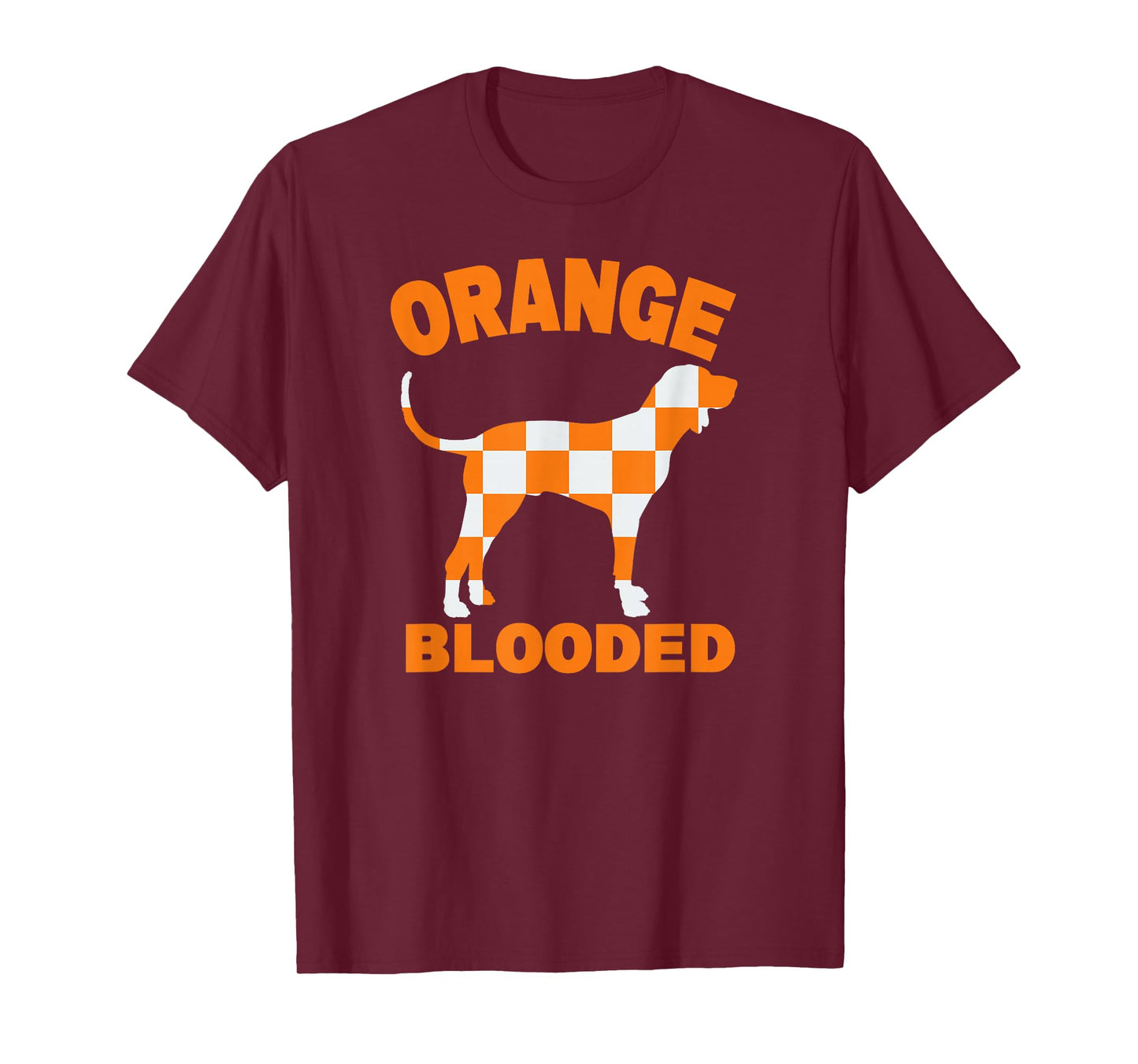 Orange Blooded Tennessee TN State Pride Hound Native Home T-Shirt