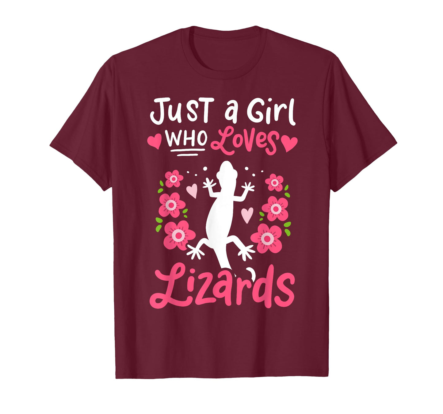 Lizard Just A Girl Who Loves Lizards Gift T-Shirt