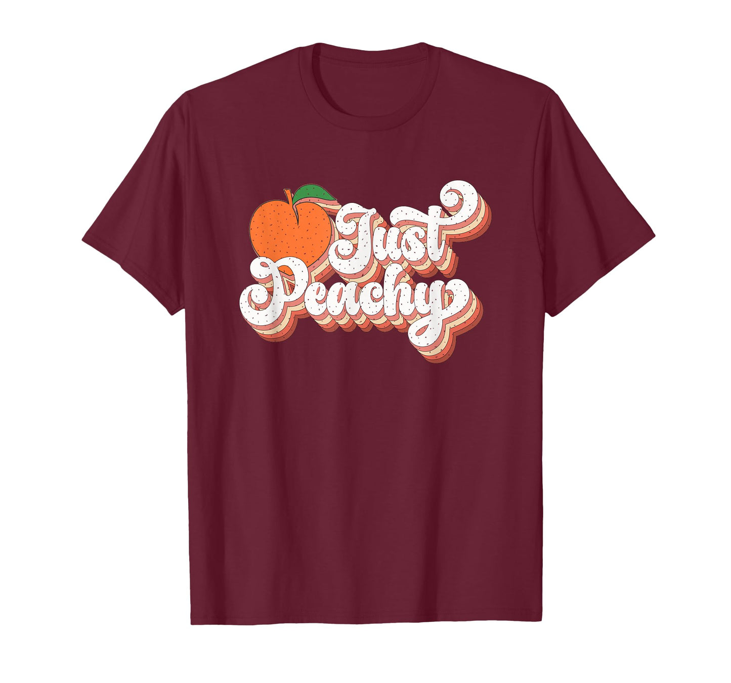 Just Peachy Retro Style Graphic T-Shirt