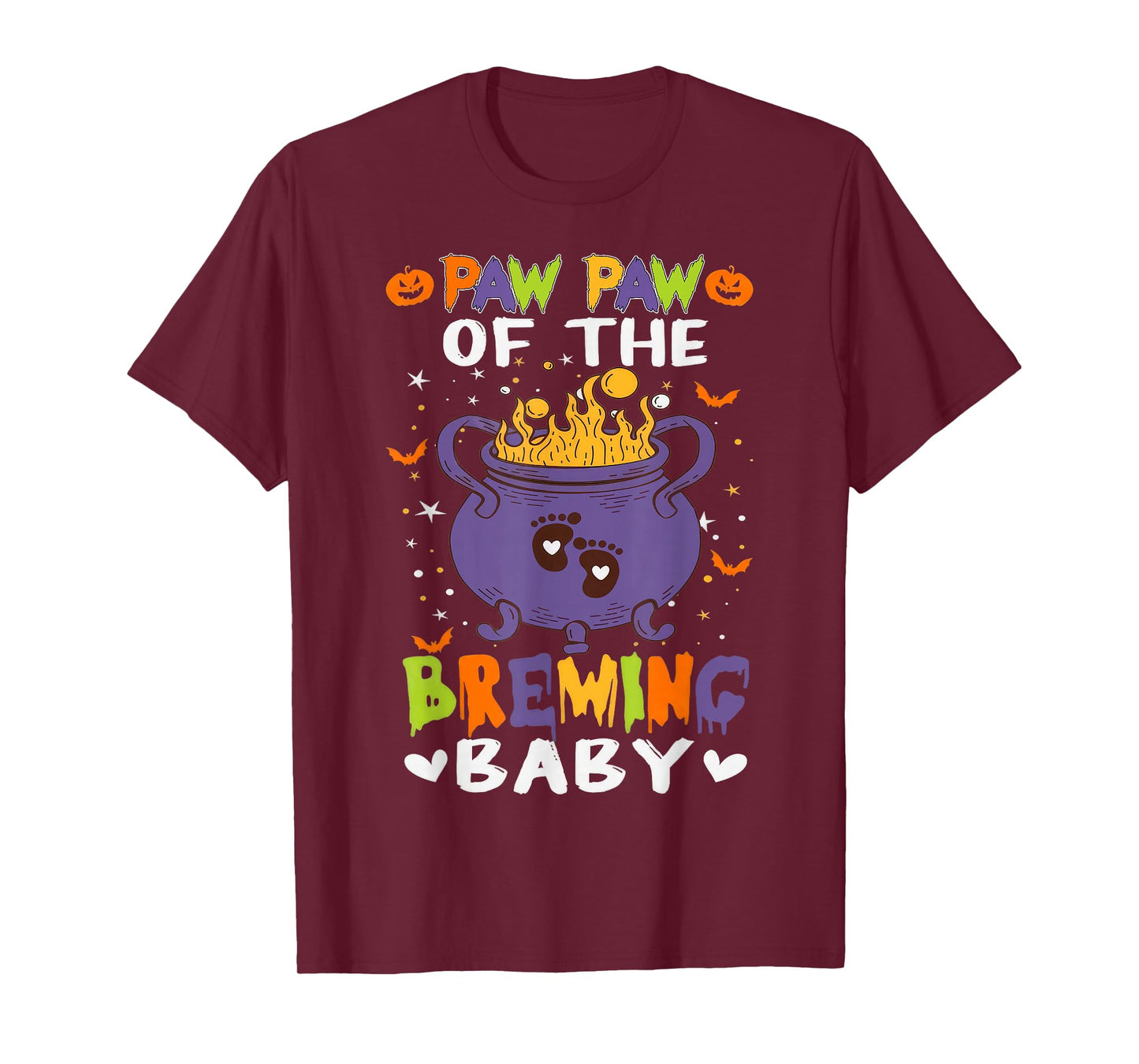 Grandpa of The Brewing Baby Halloween Witch Baby Shower T-Shirt