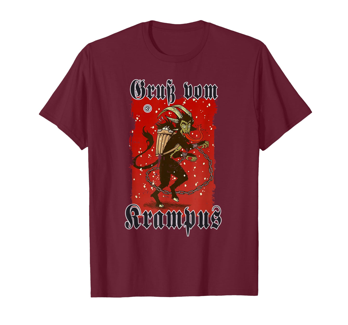 Greeting from Krampus Christmas Legend Figure T-Shirt