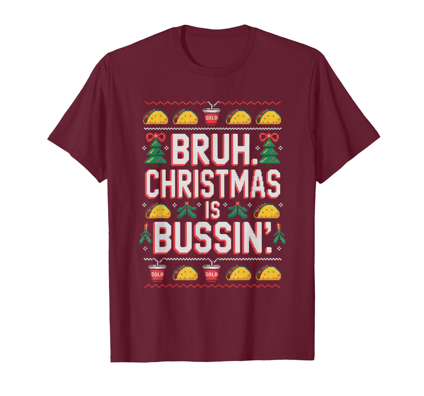 Funny Gen Alpha Gen Z Slang Funny Christmas Sweater T-Shirt