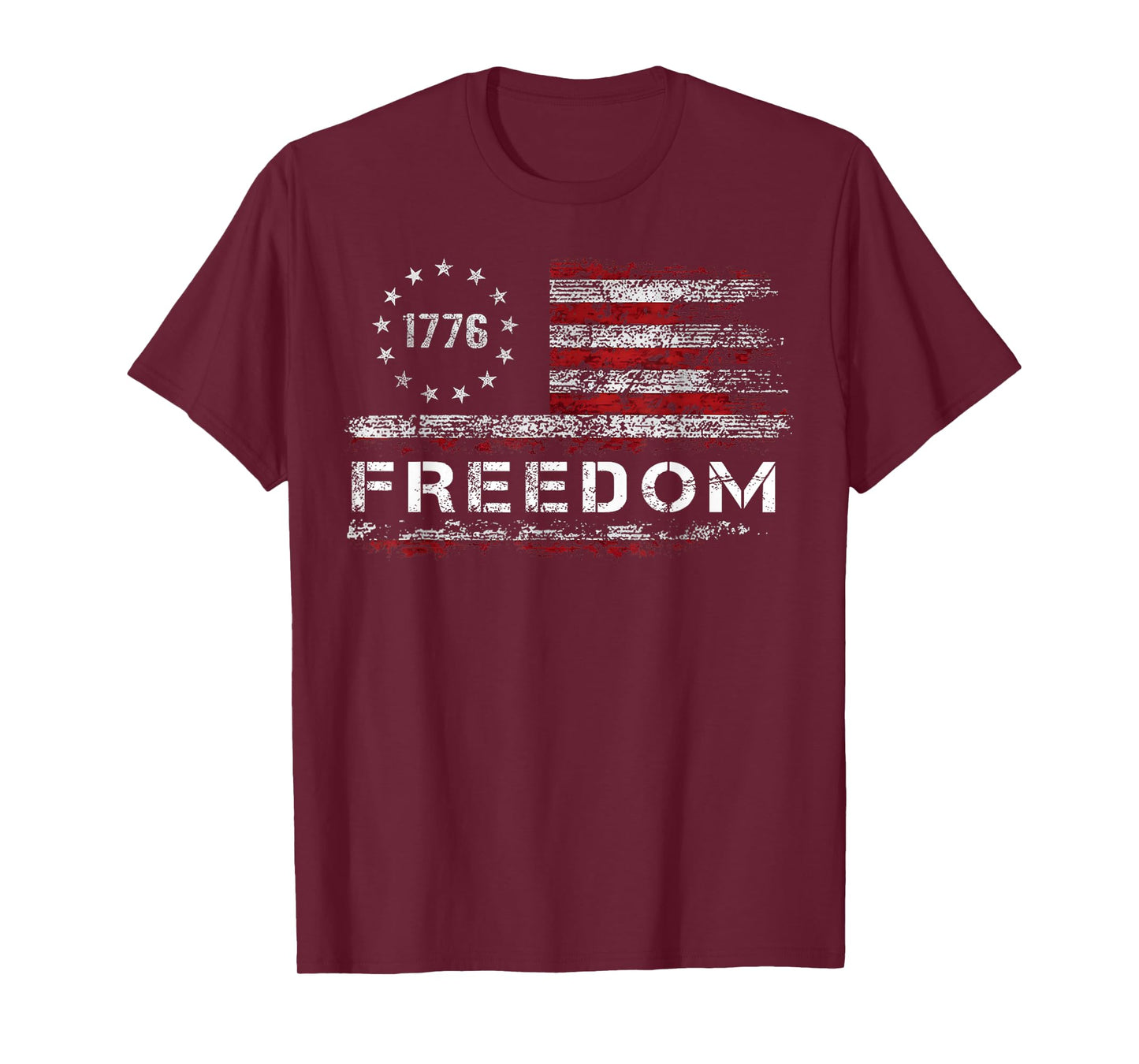 Freedom Vintage America Flag T-Shirt