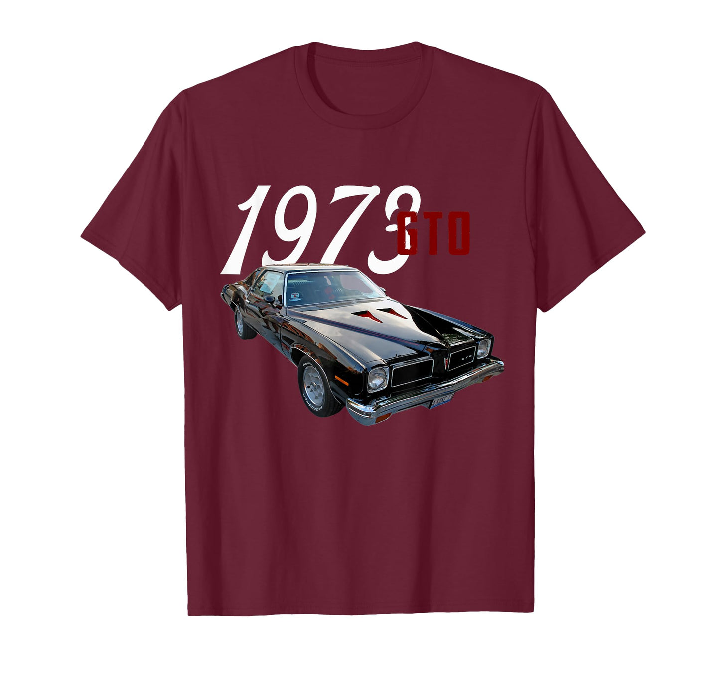 1973 73 GTO Classic Car Old School Muscle Car T-Shirt