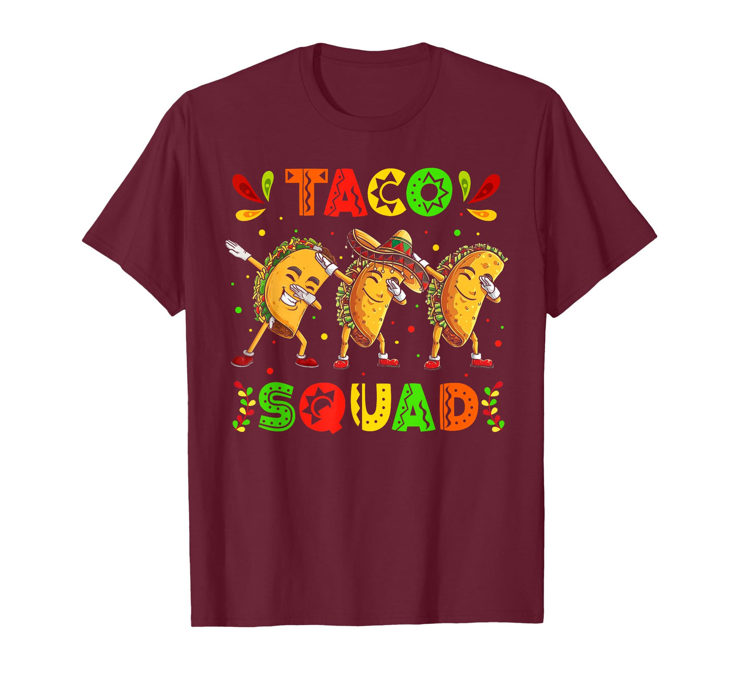 Funny Taco Squad Cute Mexican Food Lover Cinco De Mayo Party T-Shirt
