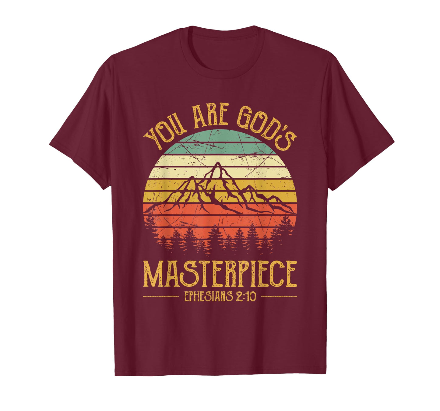 You Are God's Masterpiece Tshirt Mens Womens Kids Christian T-Shirt
