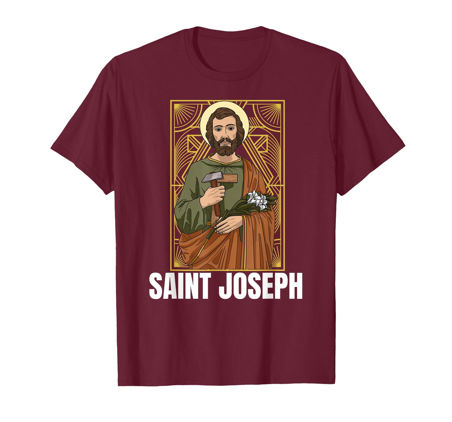 Saint Joseph Catholic Father And Worker T-Shirt