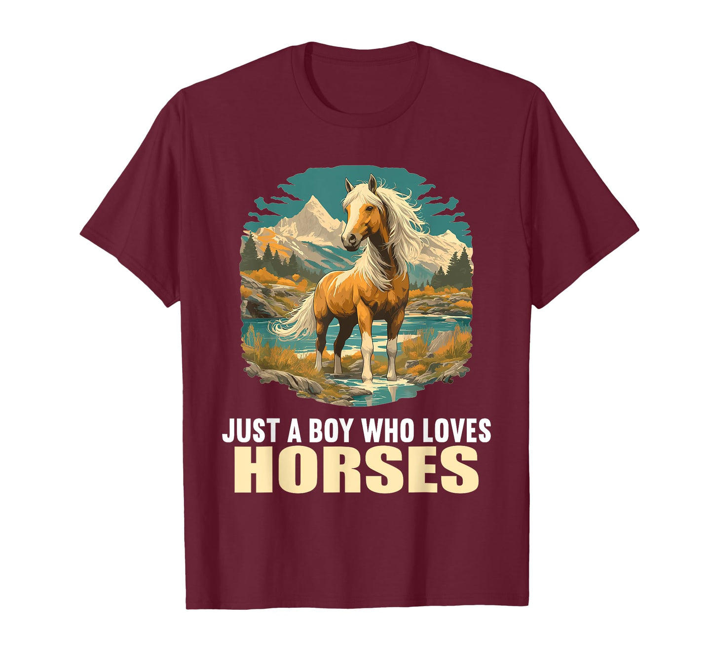 Just a Boy who loves Horses. Horses Horse T-Shirt