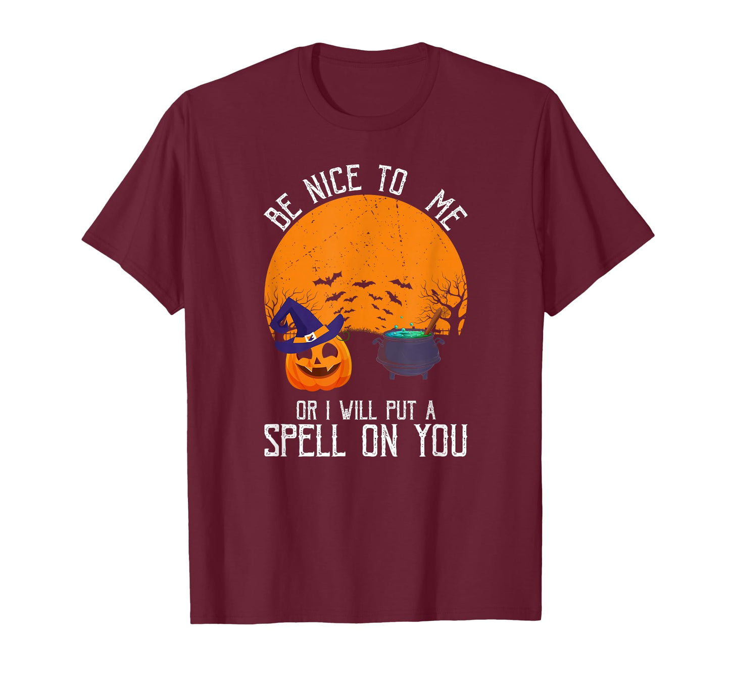Treat Me Well or Face The Spell Halloween Humor T-Shirt