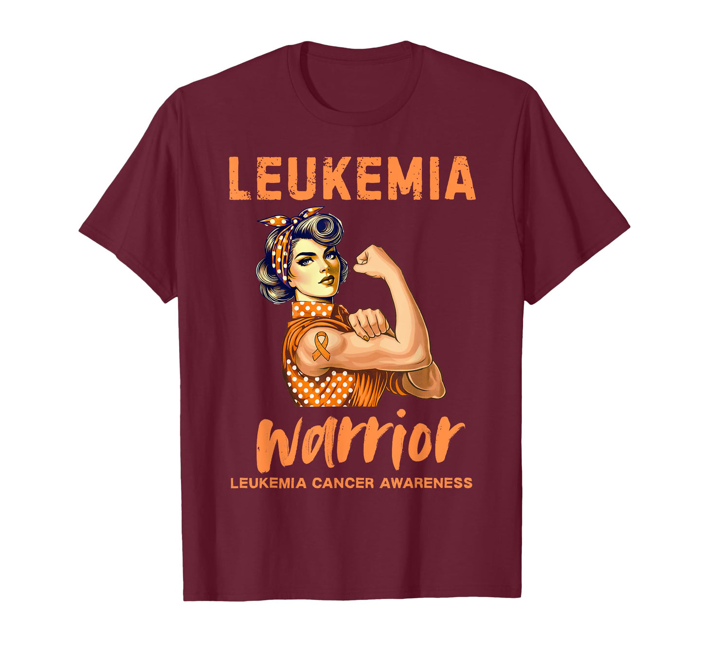 Leukemia Warrior Vintage Leukemia Awareness T-Shirt