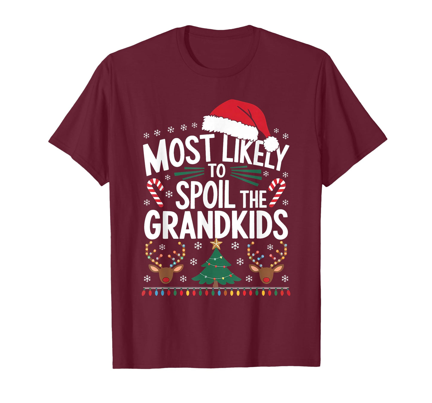 Christmas Party Most Likely to Spoil The Grandkids Funny T-Shirt