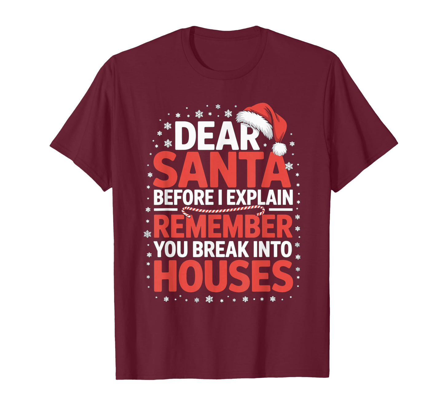 Funny Christmas Humor Xmas Pajama for Men Women Kids T-Shirt