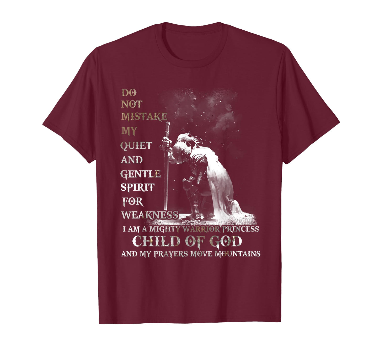 Knight Templar I Am A Child Of God A Warrior Of Christ Shirt T-Shirt