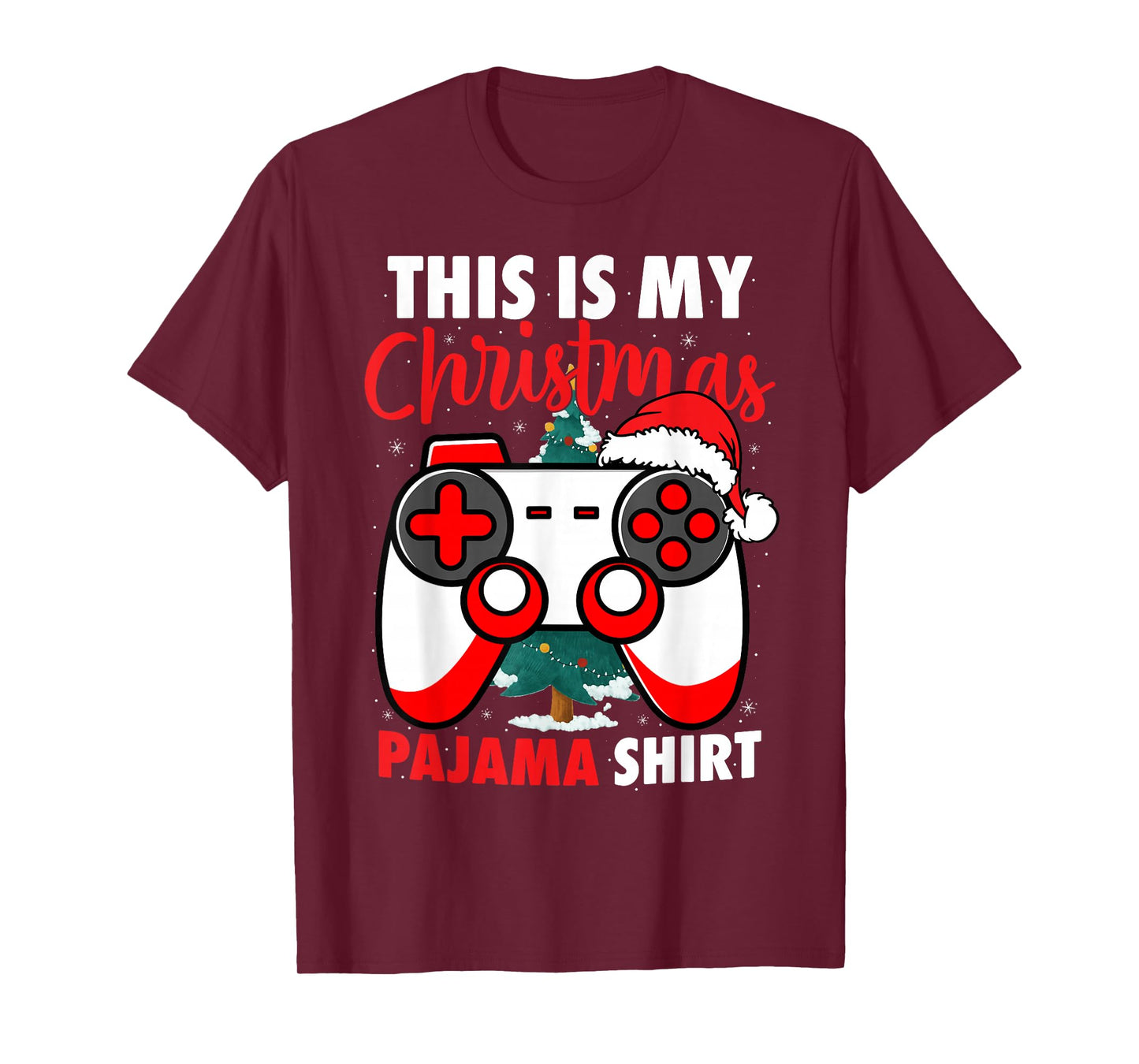 This is My Christmas Pajama Video Game Gamer Boys Teens T-Shirt