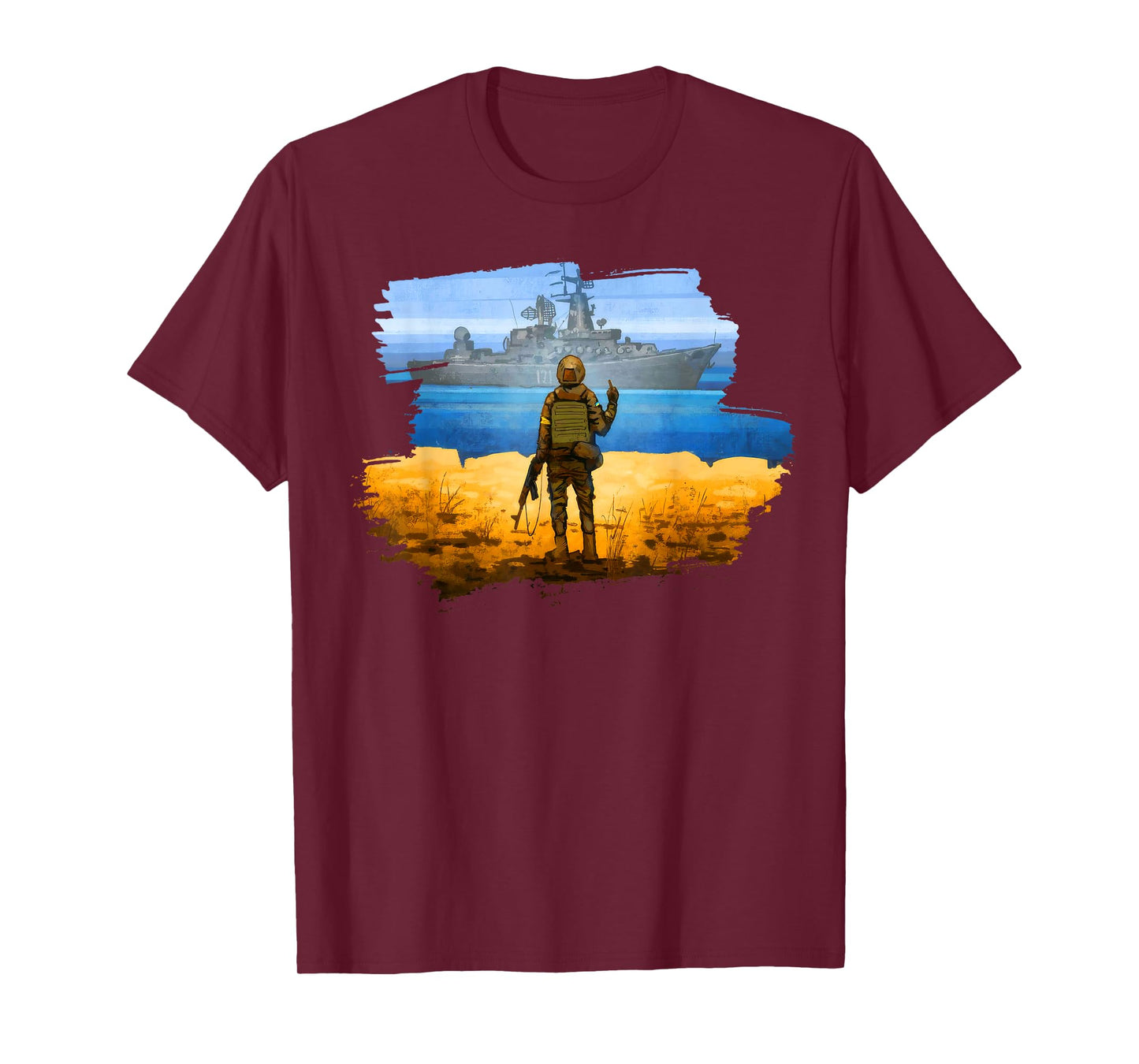 Ukraine Stamp Ukraine Postage Stamp Flag Ukrainian Pride T-Shirt