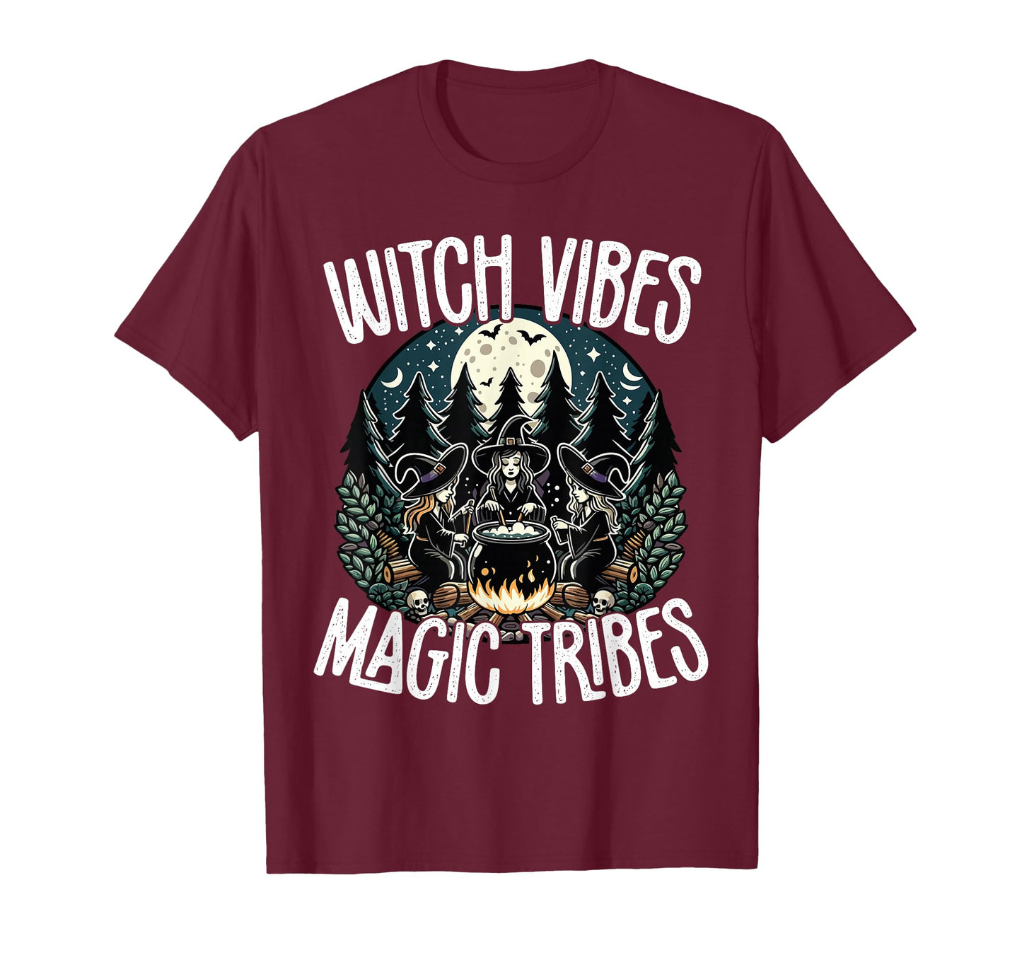 Witch Vibes Magic Tribes Full Moon Coven T-Shirt