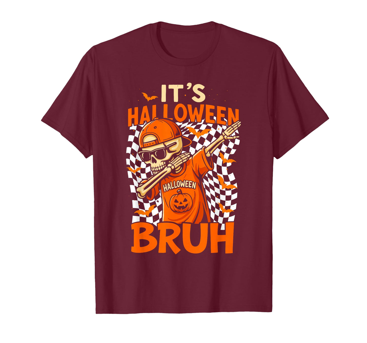It's Halloween Bruh, Spooky Season Ghost Cute Trick Or Treat T-Shirt