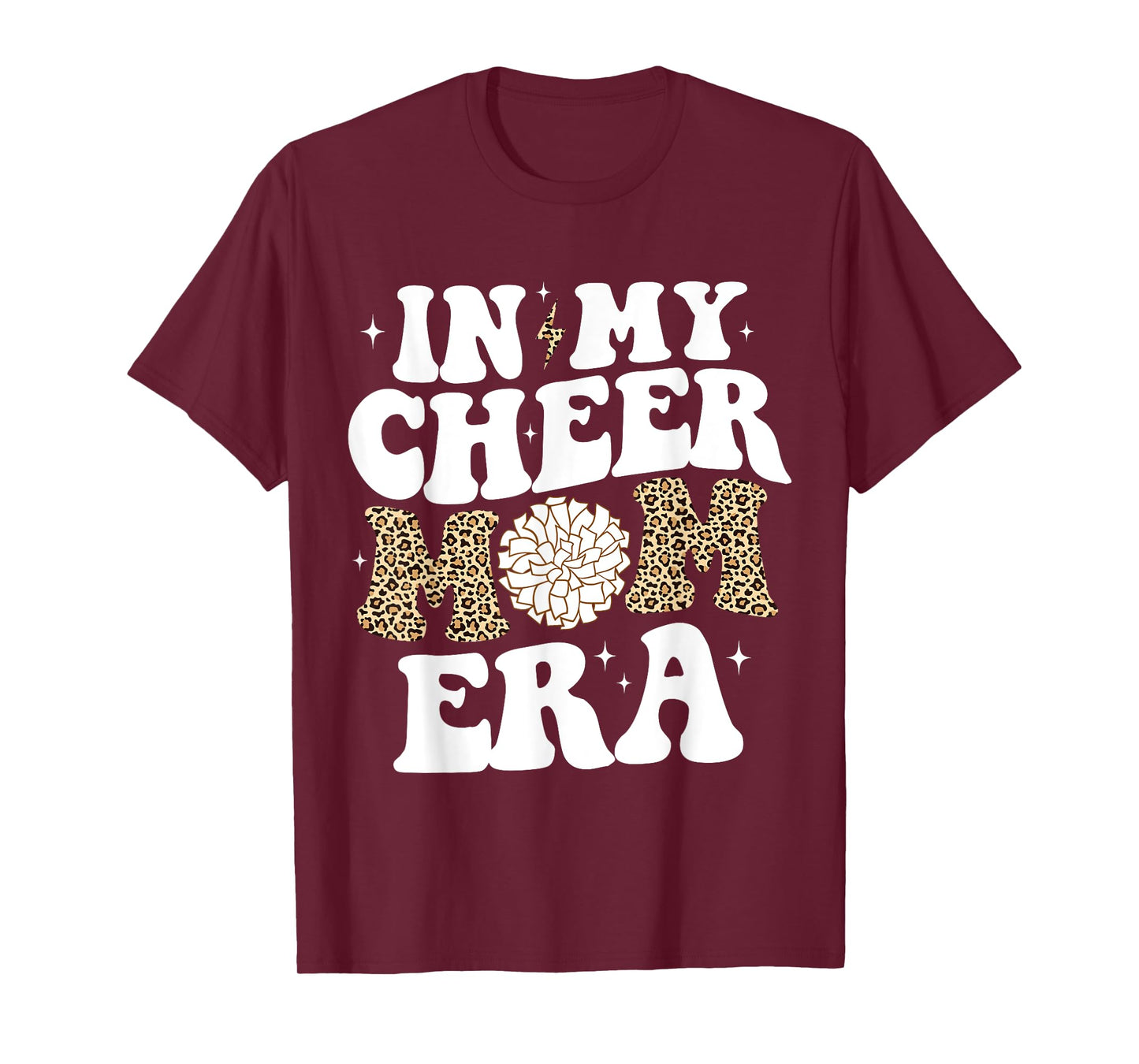 In My Cheer Mom Era Game Day Cheerleading Mom Cheer Mom T-Shirt