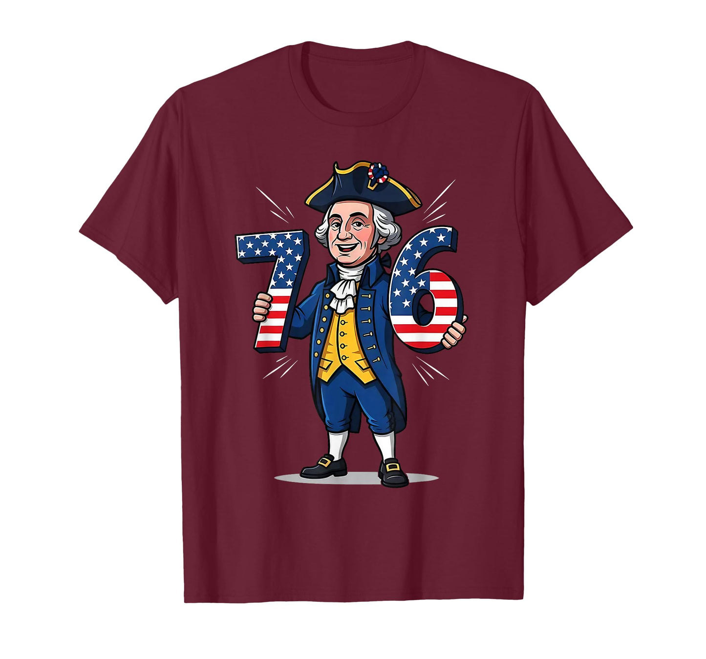 6-7 7-6 George Washington Shirt Six Seven American Design T-Shirt