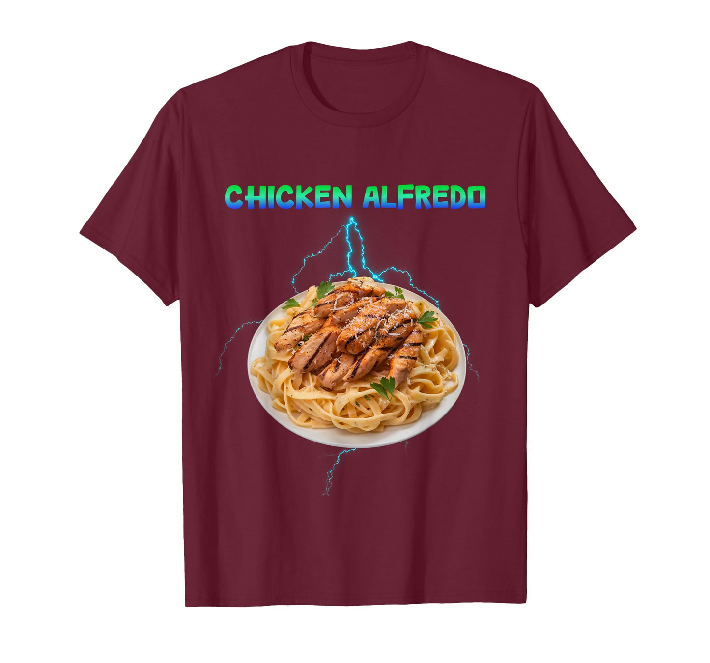 Chicken Alfredo Meme Bootleg Rap Style 90s Vintage Funny T-Shirt