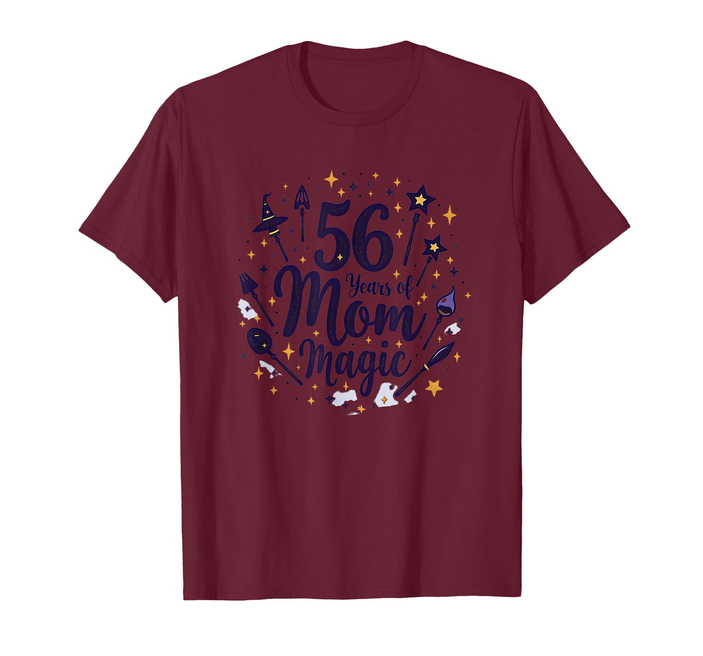 56 Years Mom Magic Birthday Gift Celebration T-Shirt