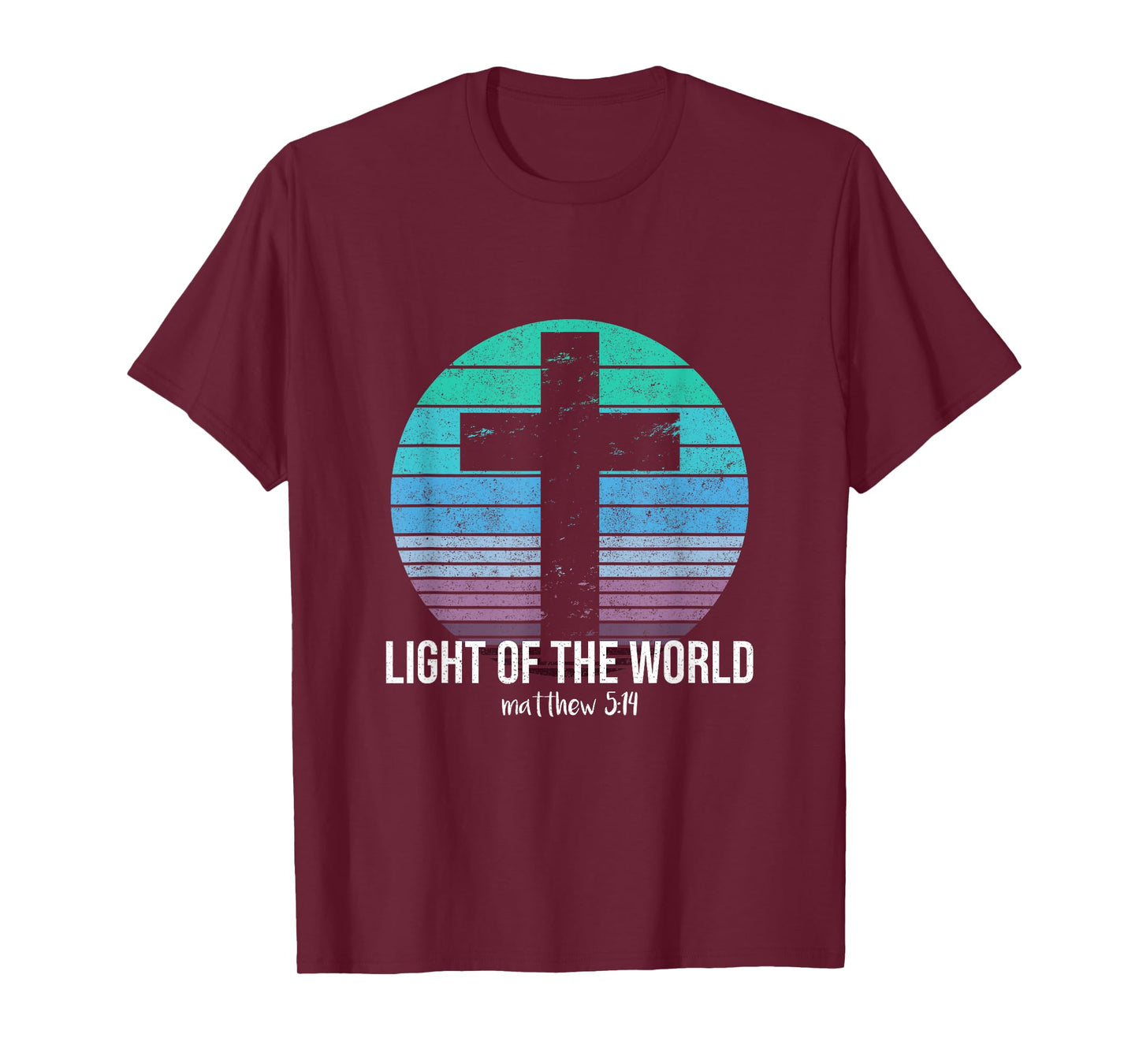 Light Of The World Matthew 5:14 Bible Scripture Christian T-Shirt