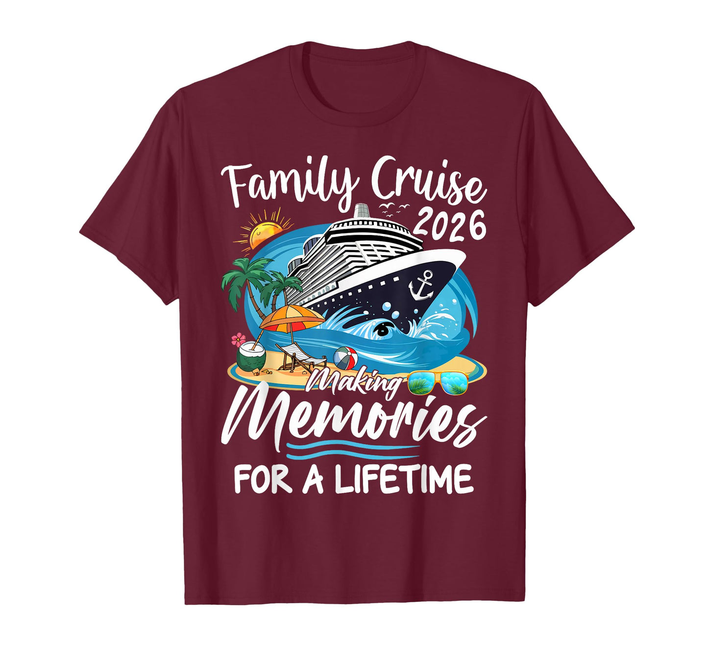 Family Cruise 2026 Family Matching Cruise Vacation Party T-Shirt