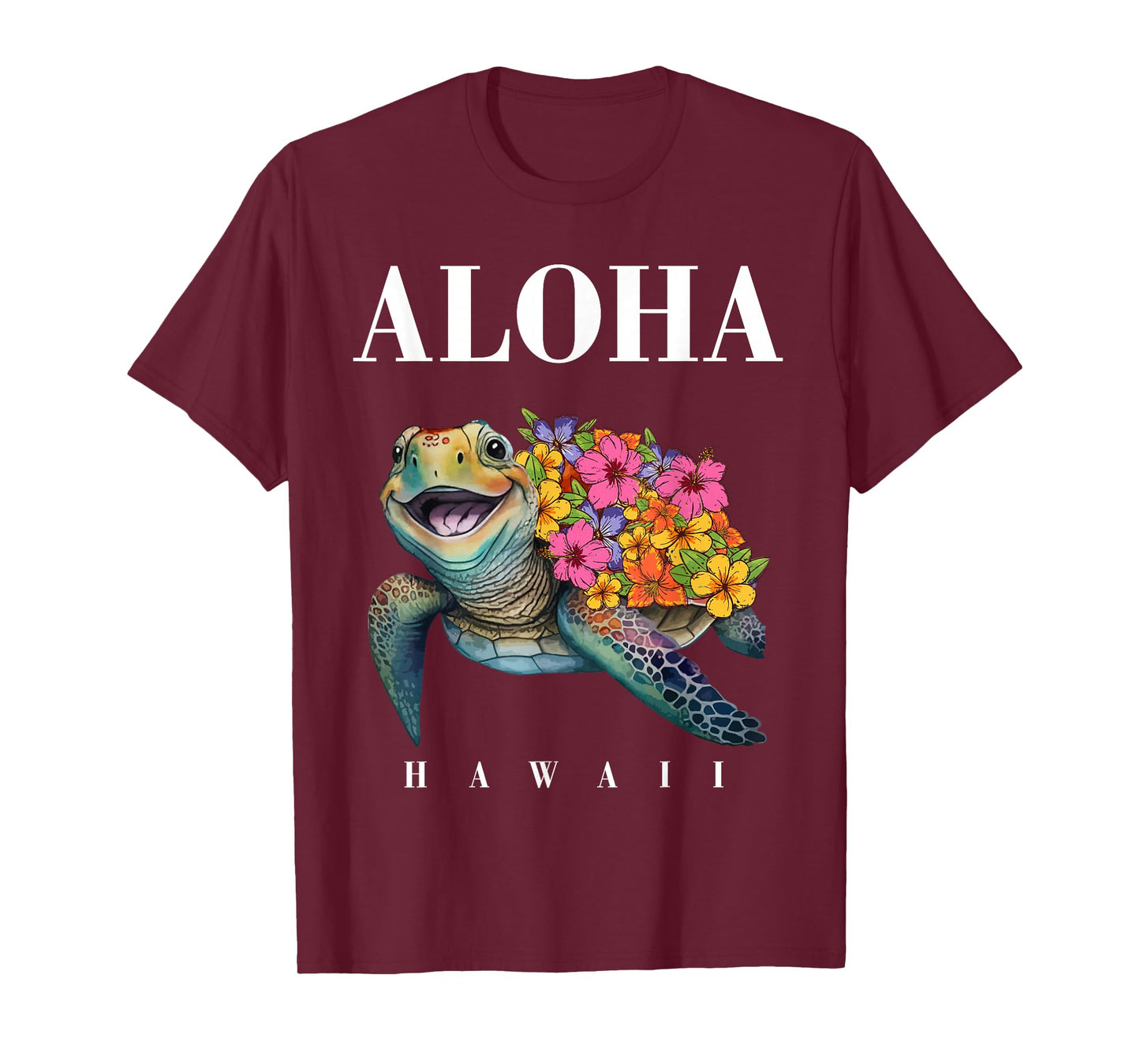 Hawaiian-Shirt Aloha Hawaii Sea Turtle Girl Women Youth Kids T-Shirt