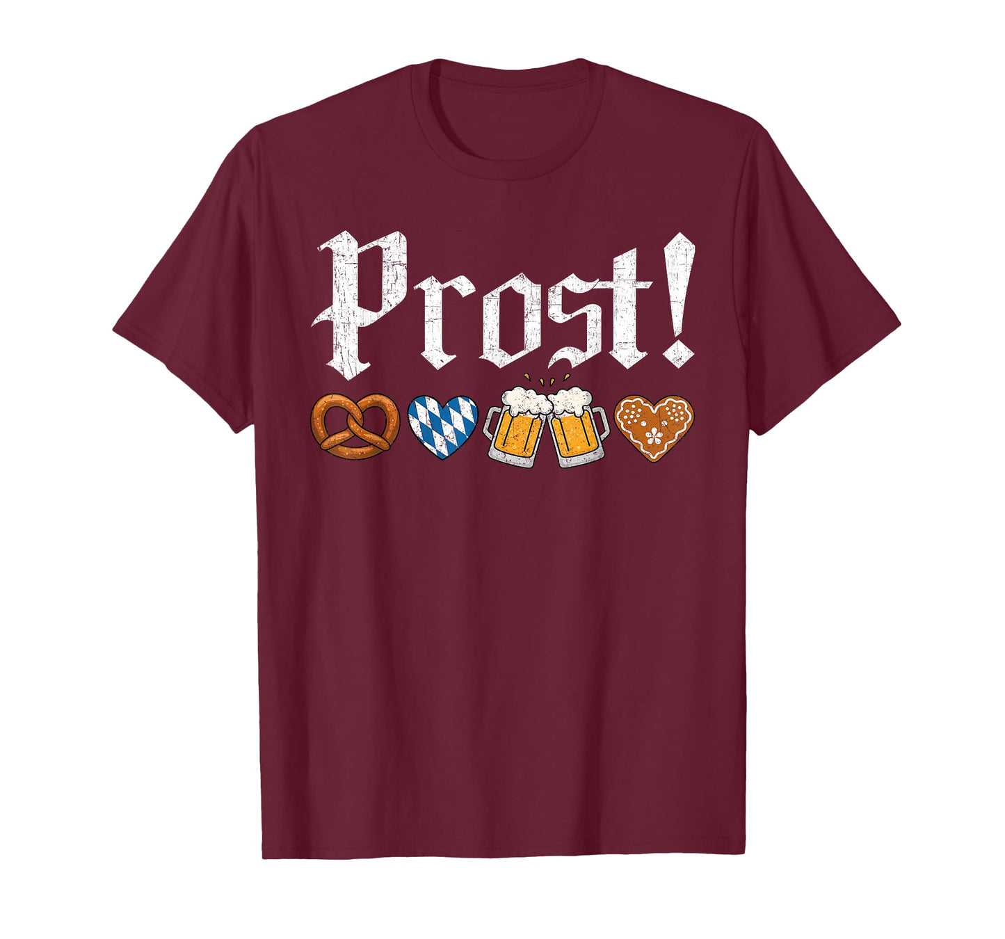 Oktoberfest Drinking Men Women Vintage Prost German T-Shirt