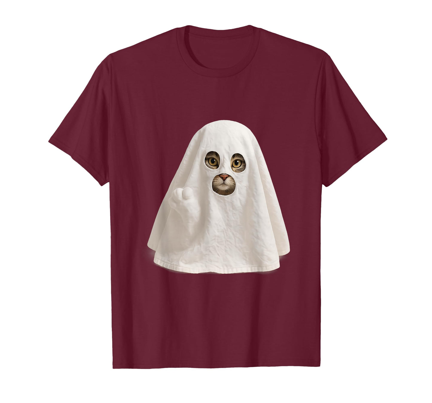 Funny Wizard Cat Meme Ghost Costume Weird Kitten Halloween T-Shirt