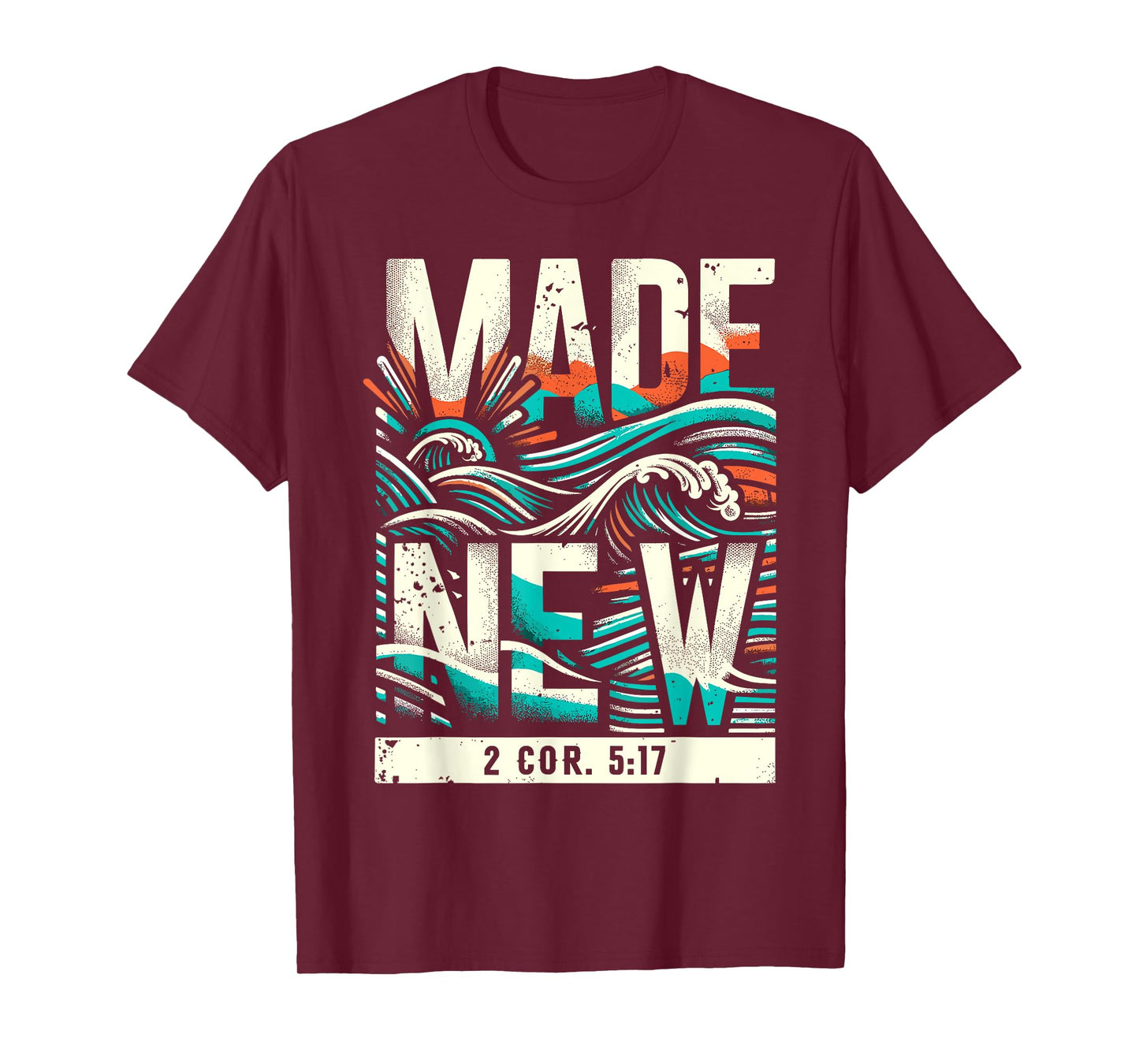 Made New Baptism Shirt Christian Shirts For Youth Baptized T-Shirt