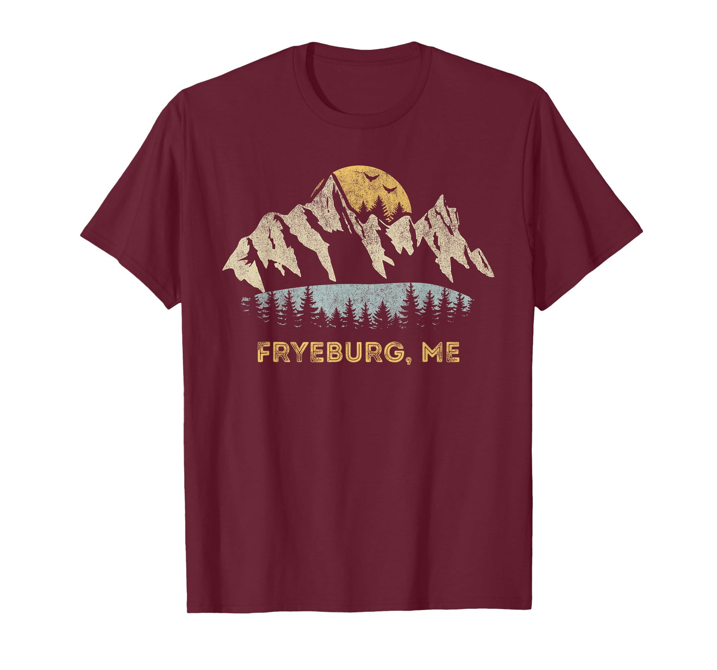 Fryeburg Maine Mountain Sunset Sunrise ME T-Shirt