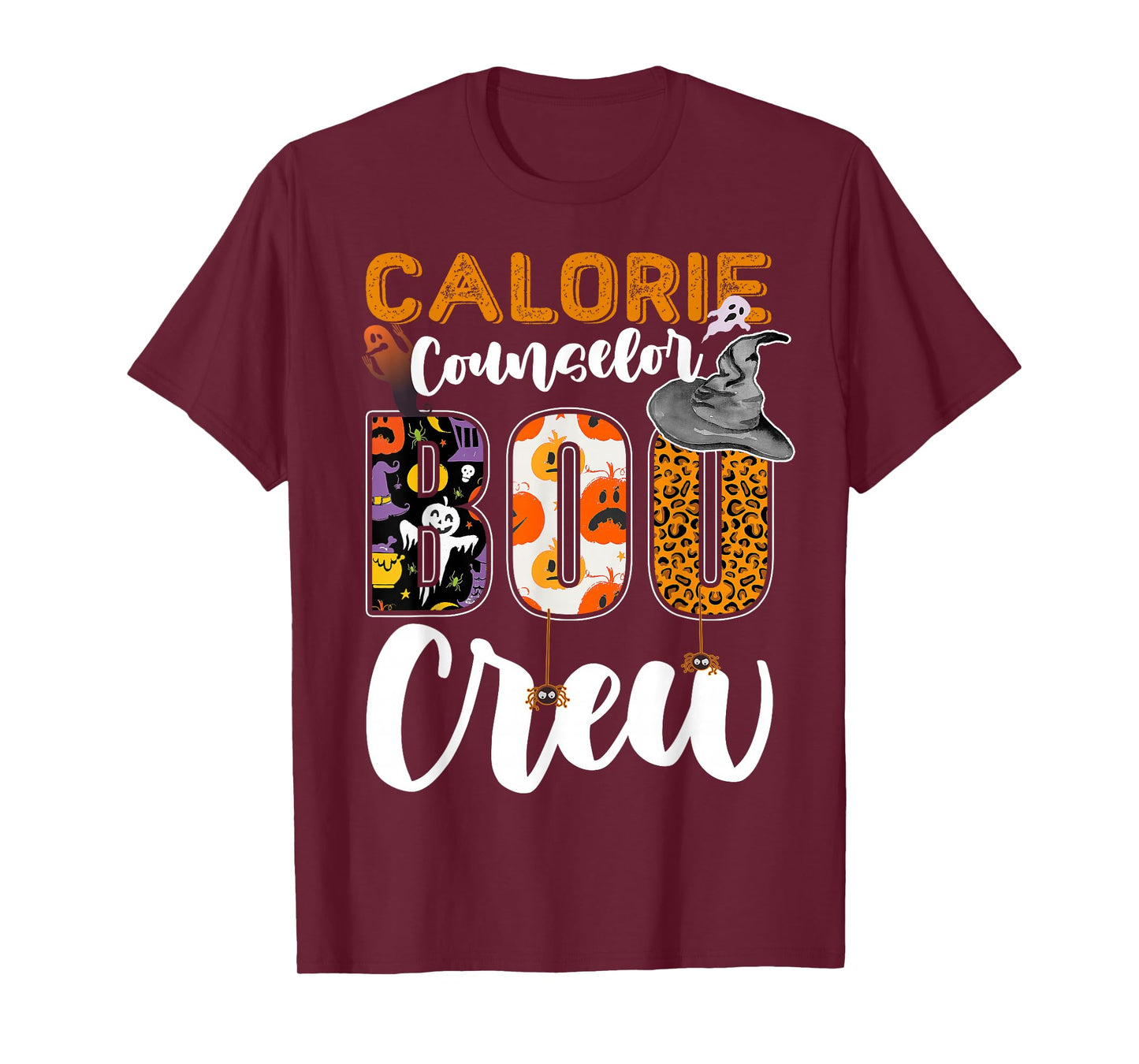 Calorie Counselor Boo Crew Halloween Match Dietitian T-Shirt