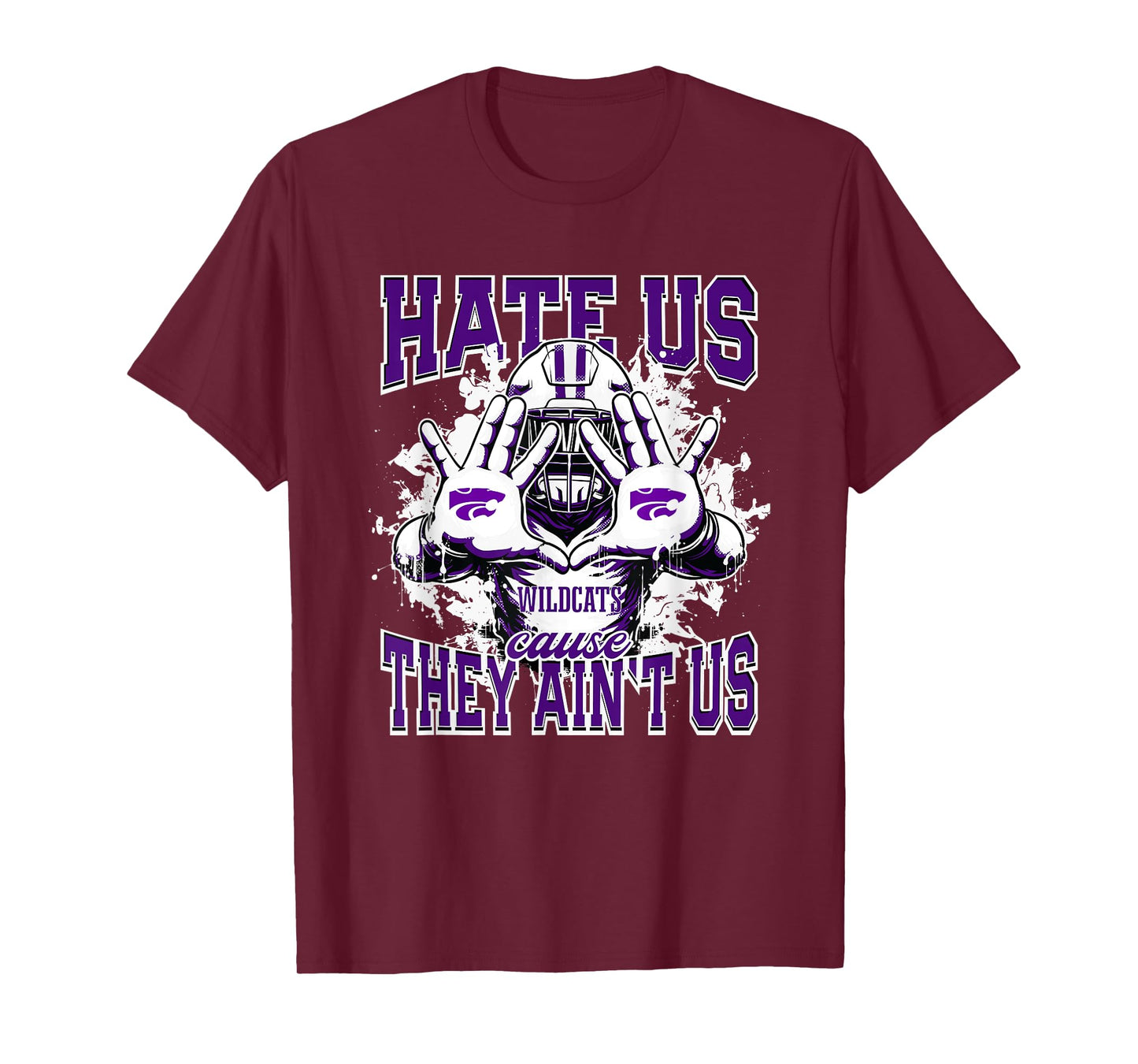Clovis Wildcats Logo Hate Us Cause They Ain't HS T-Shirt