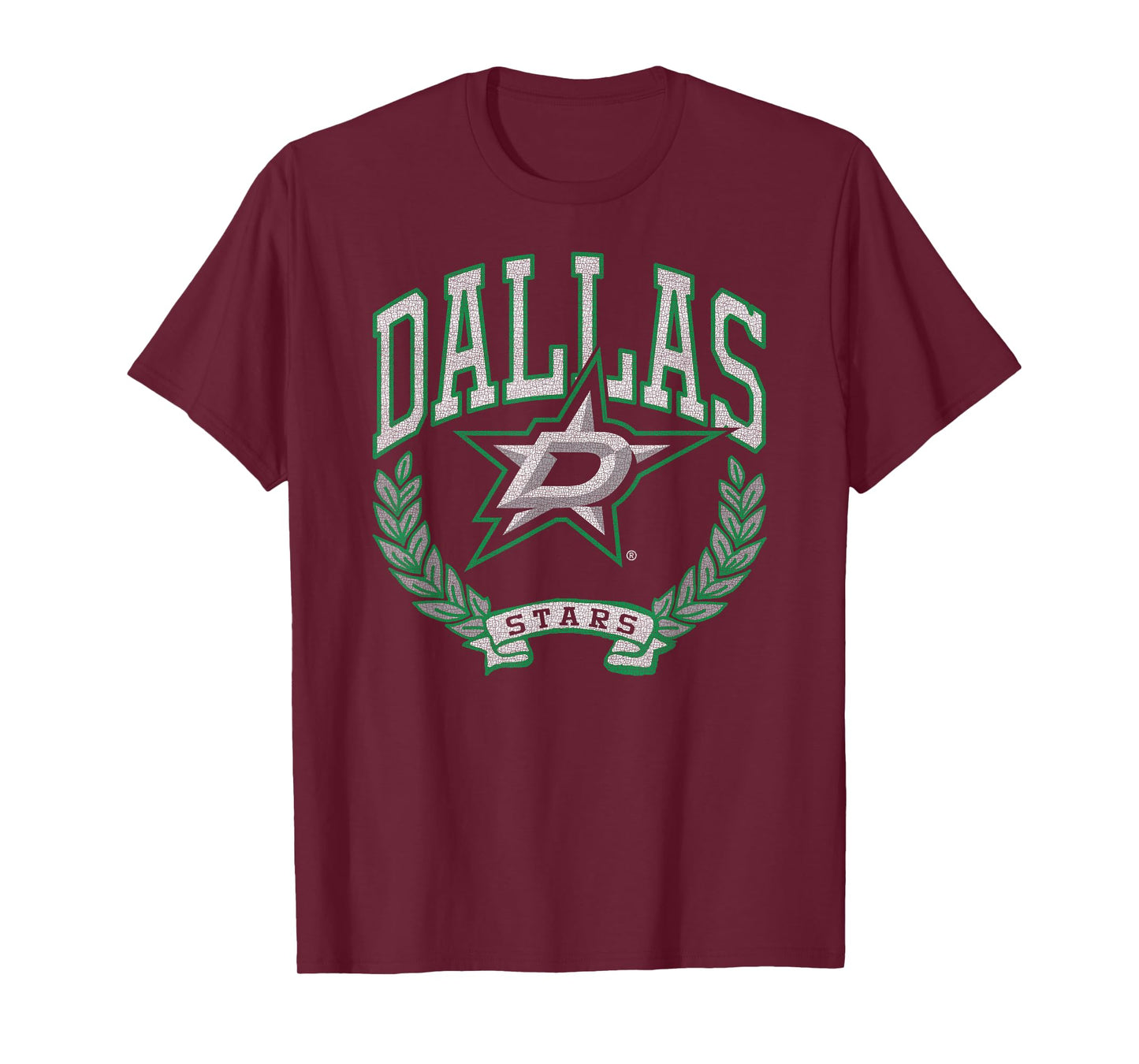 Dallas Stars Vintage Victory Black Officially Licensed T-Shirt