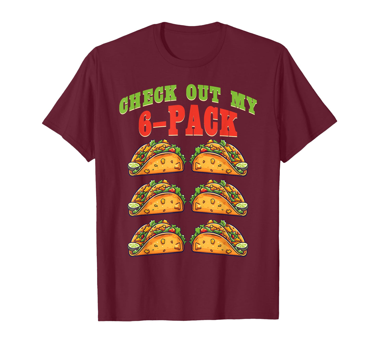 Mens Fitness Taco Funny Mexican Gym For Taco Lovers Men T-Shirt