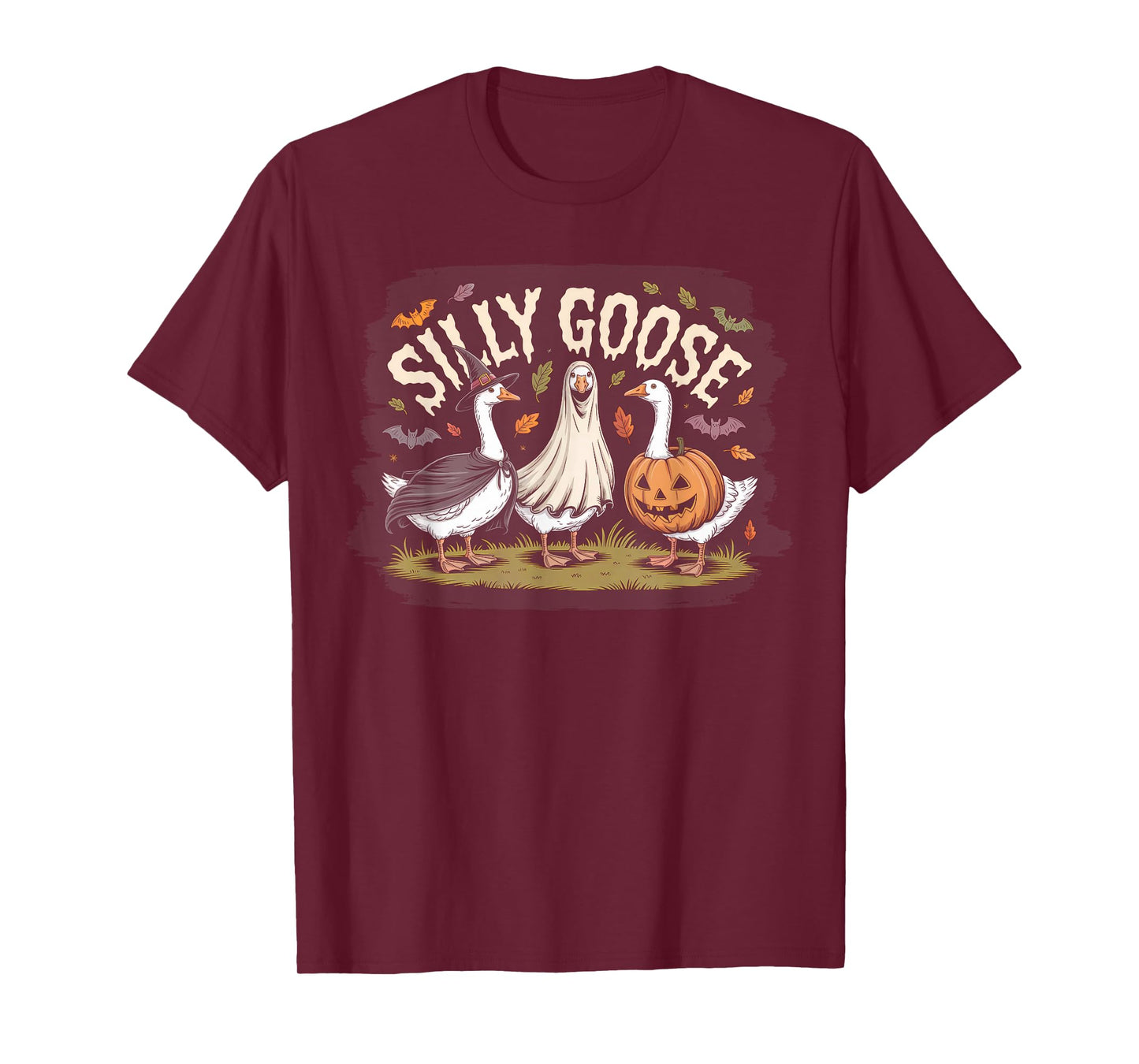 Silly Goose Halloween Cute Fall Animal Costume Design T-Shirt